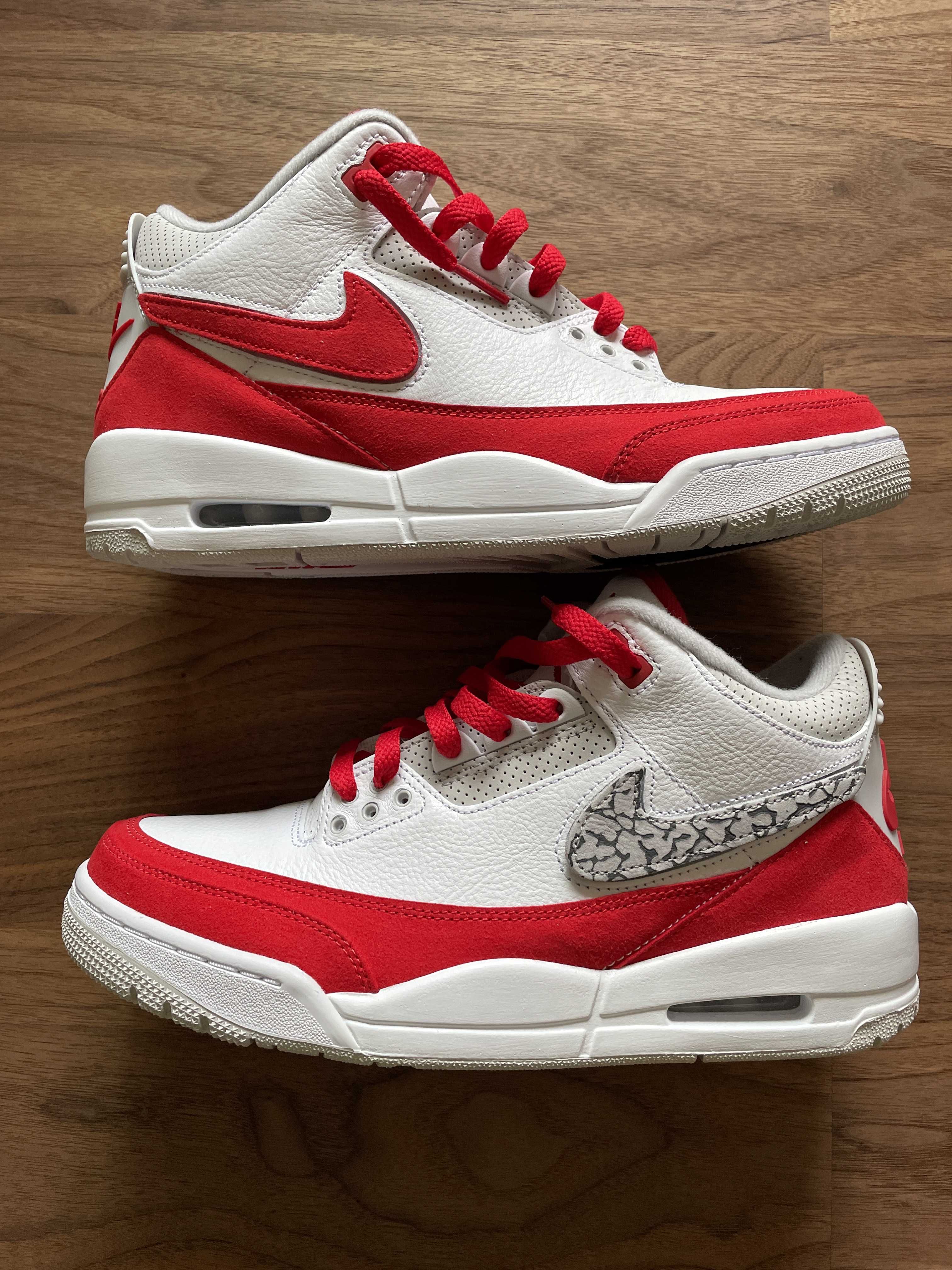 Nike Air Jordan 3 Retro "Tinker White/University Red"