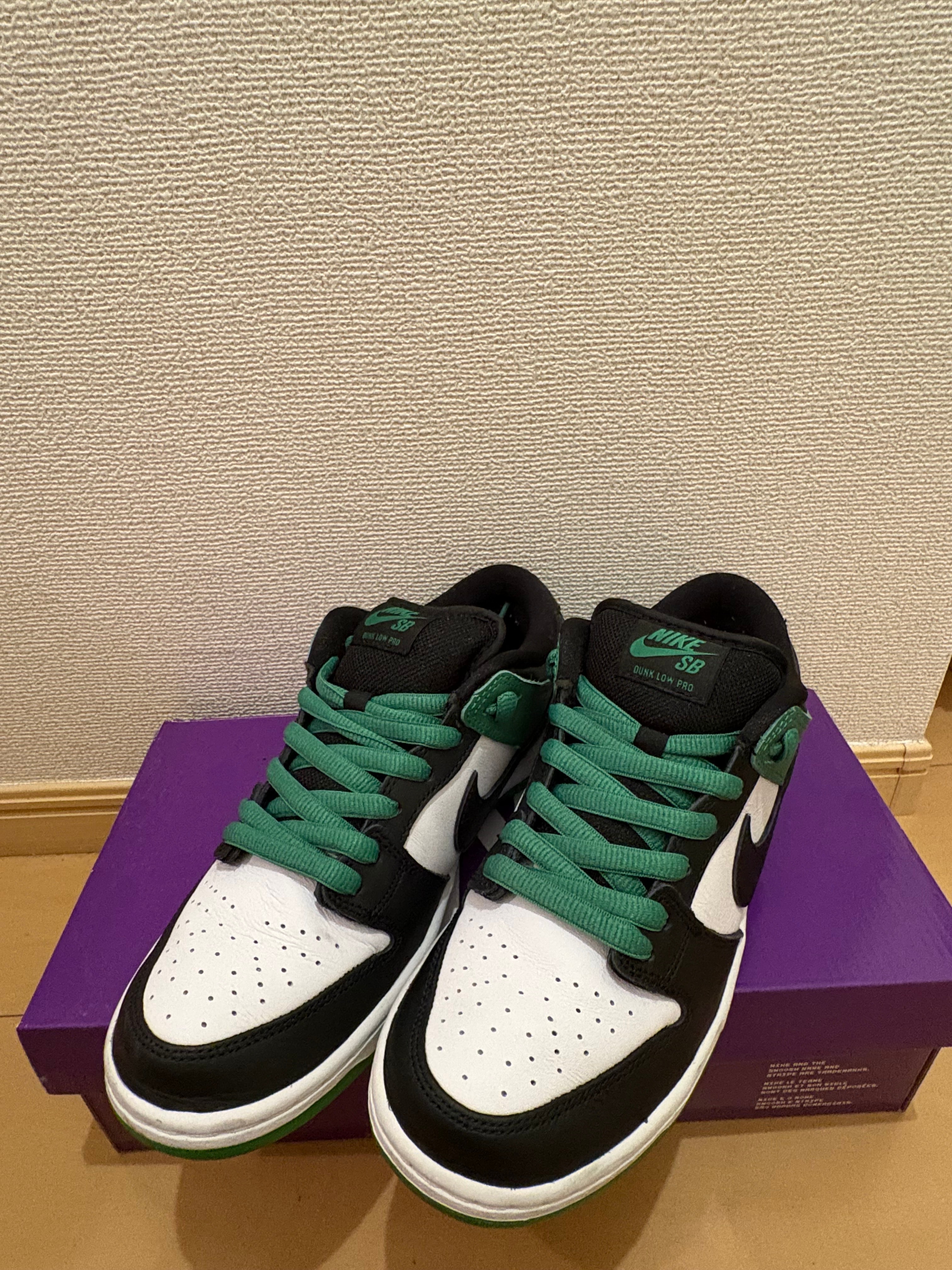 Nike SB Dunk Low Pro "Black and Classic Green"