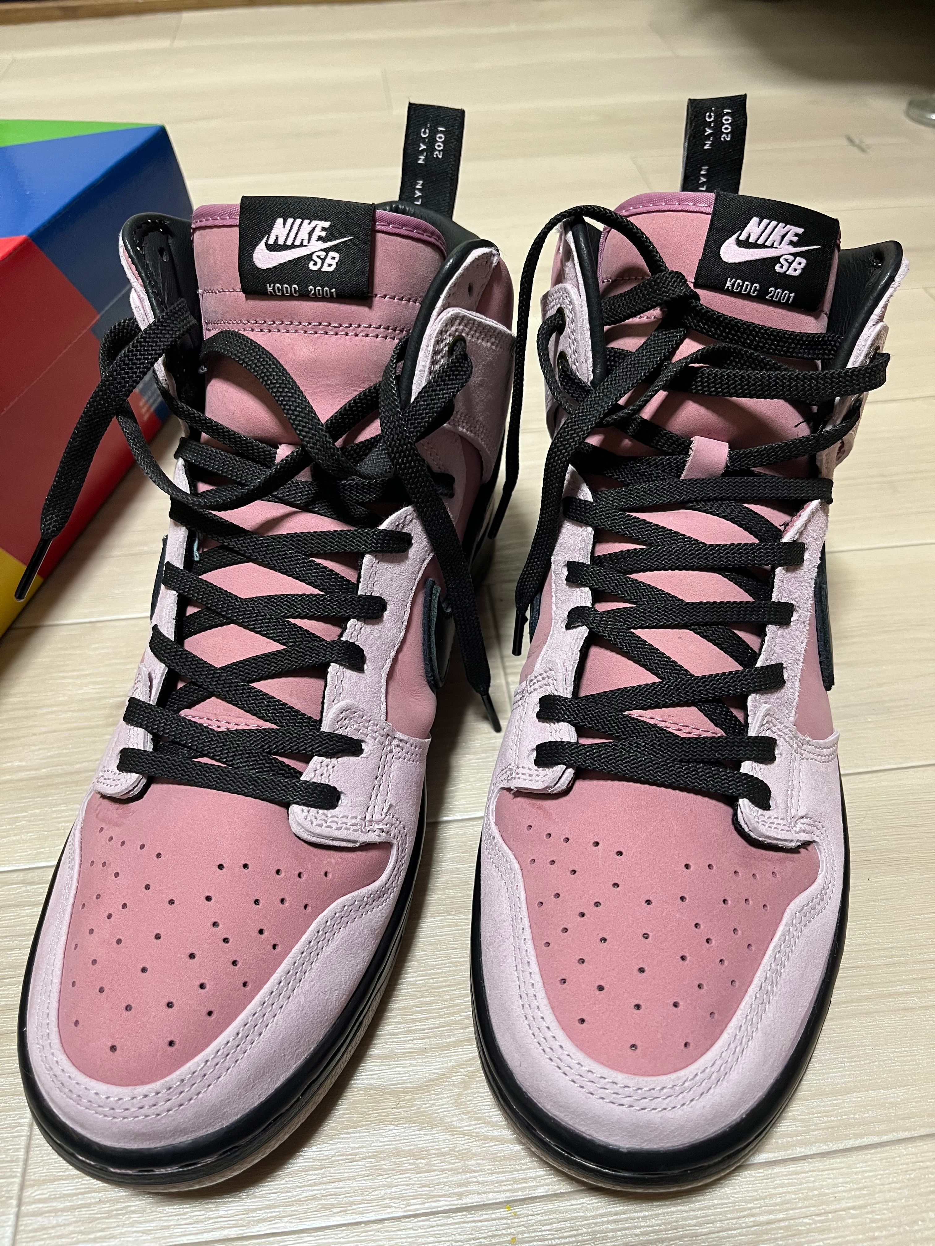 KCDC Brooklyn Skateshop × Nike SB Dunk High "Pink/Black"