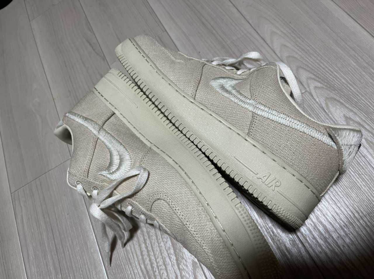 Stussy × Nike Air Force 1 Low "Fossil Stone"