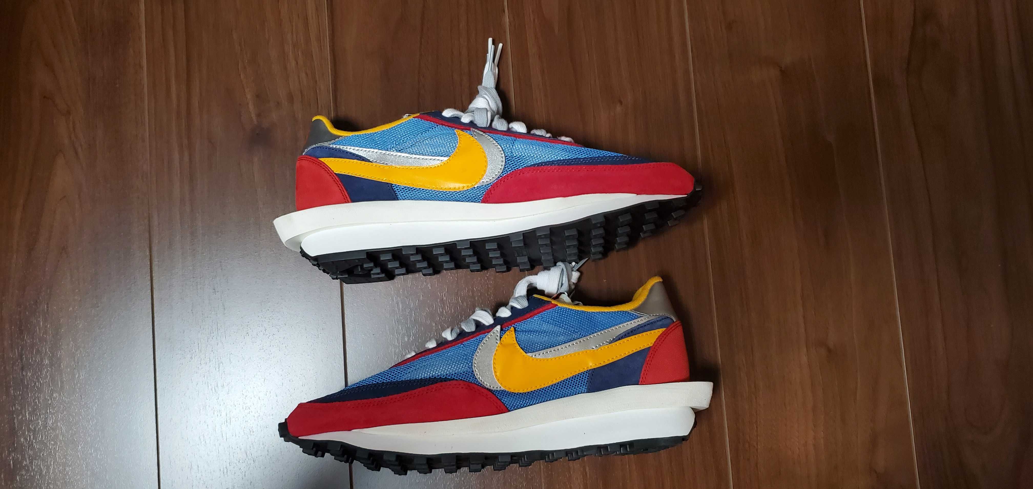 sacai × Nike LDV Waffle "Red/Blue"