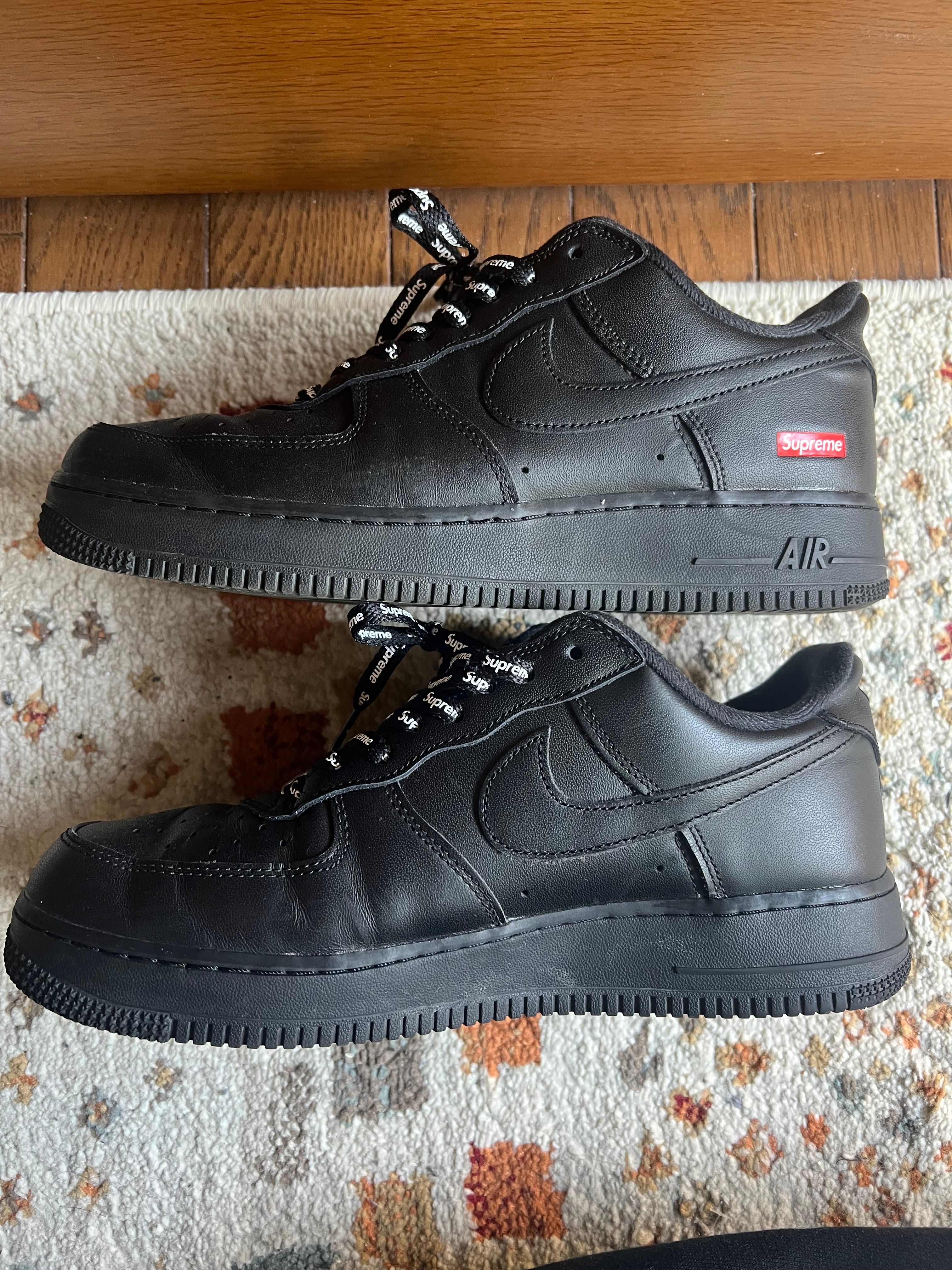 Supreme × Nike Air Force 1 Low "Black"
