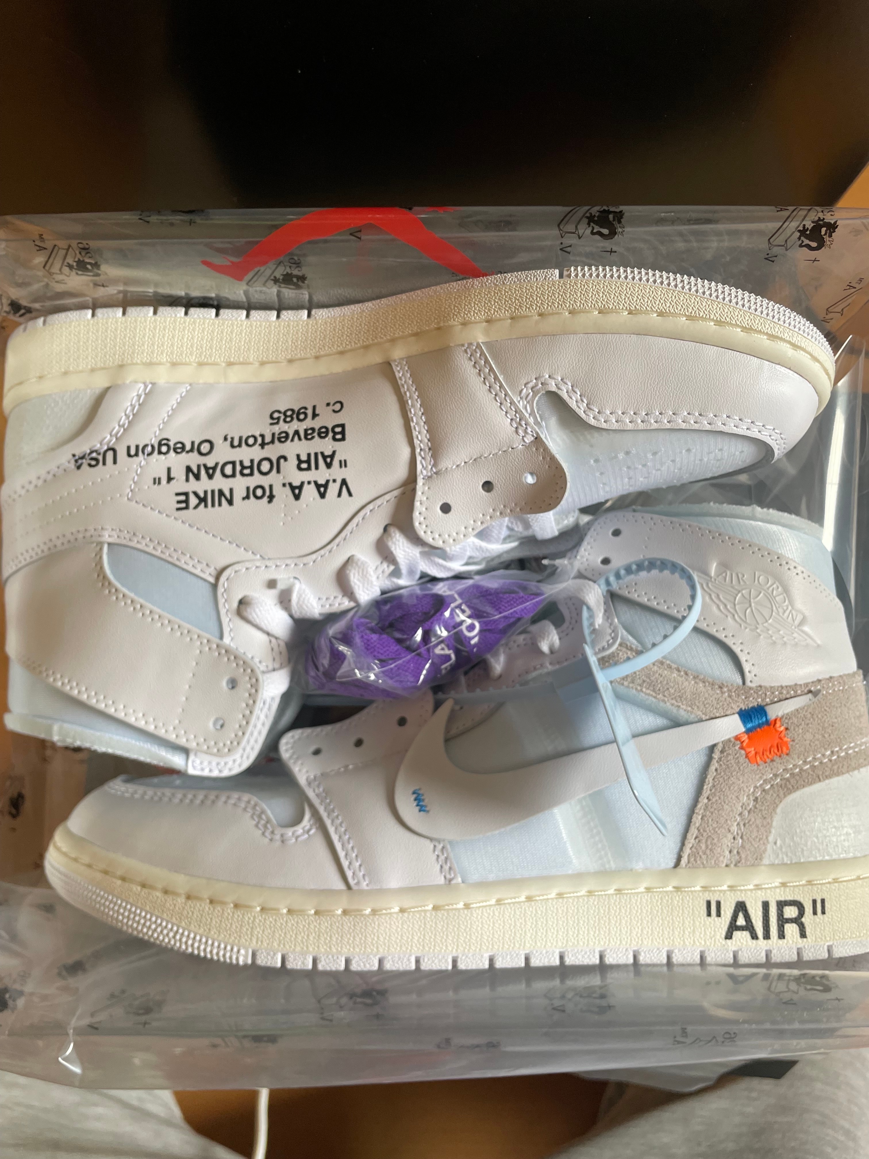 Virgil Abloh Archive (V.A.A.) × Nike Air Jordan 1 Retro High OG "Alaska"