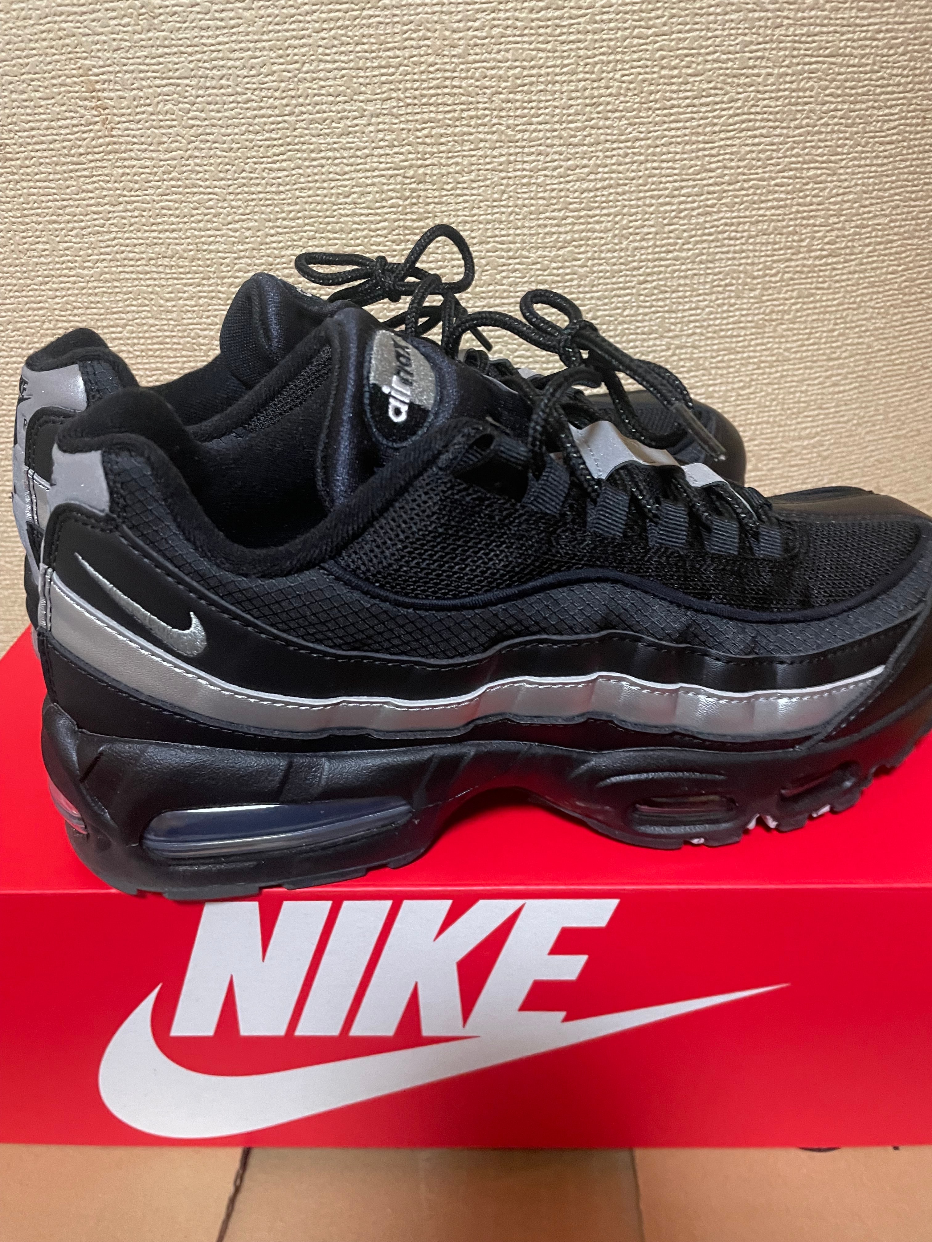 Nike Air Max 95 OG Big Bubble "Black/White/Metallic Silver"