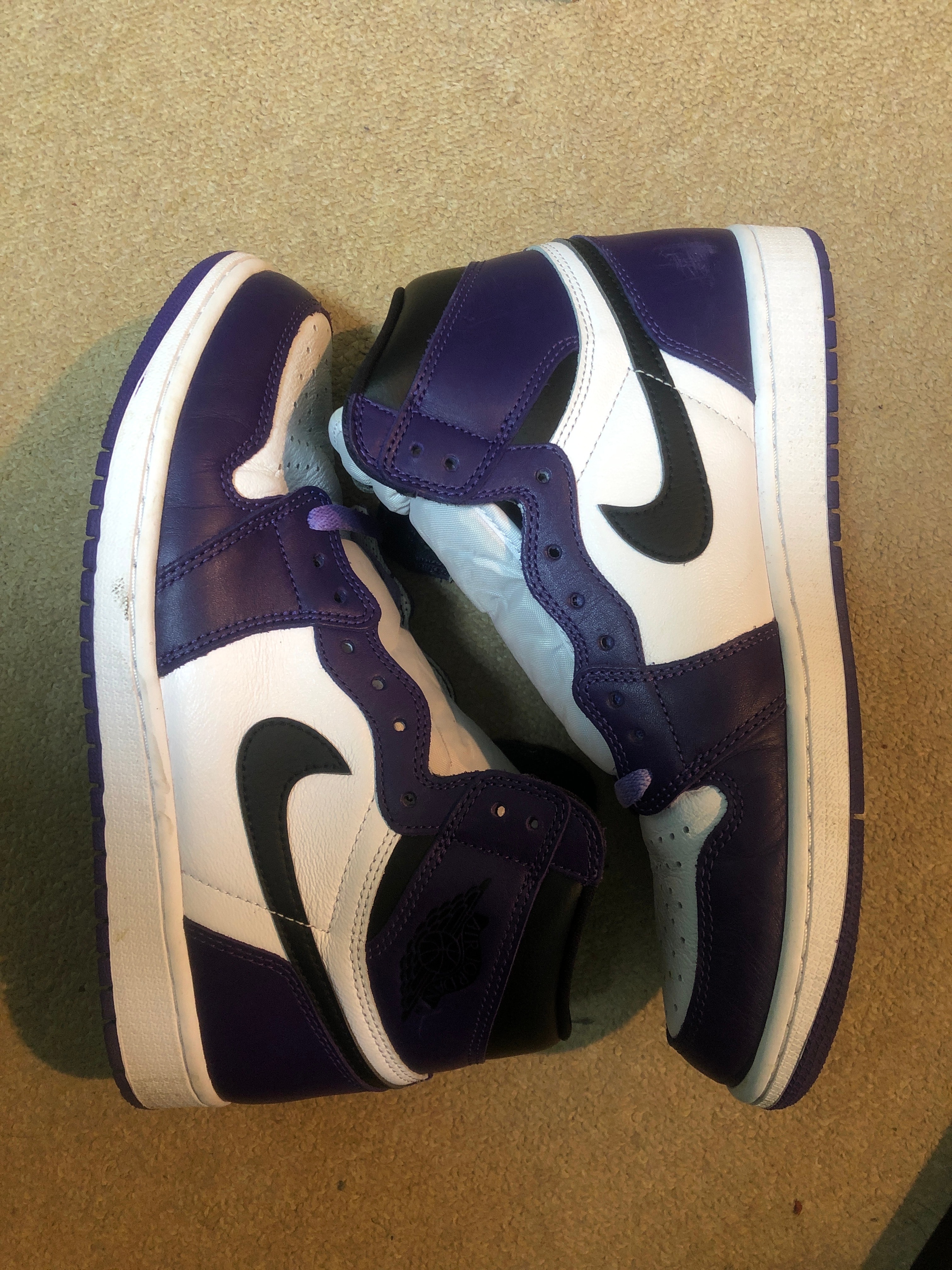Nike Air Jordan 1 Retro High OG "Court Purple White/Black" (2020)   