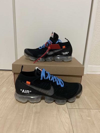 Off-White × Nike Air Vapormax "Black/Total Orange/Clear"