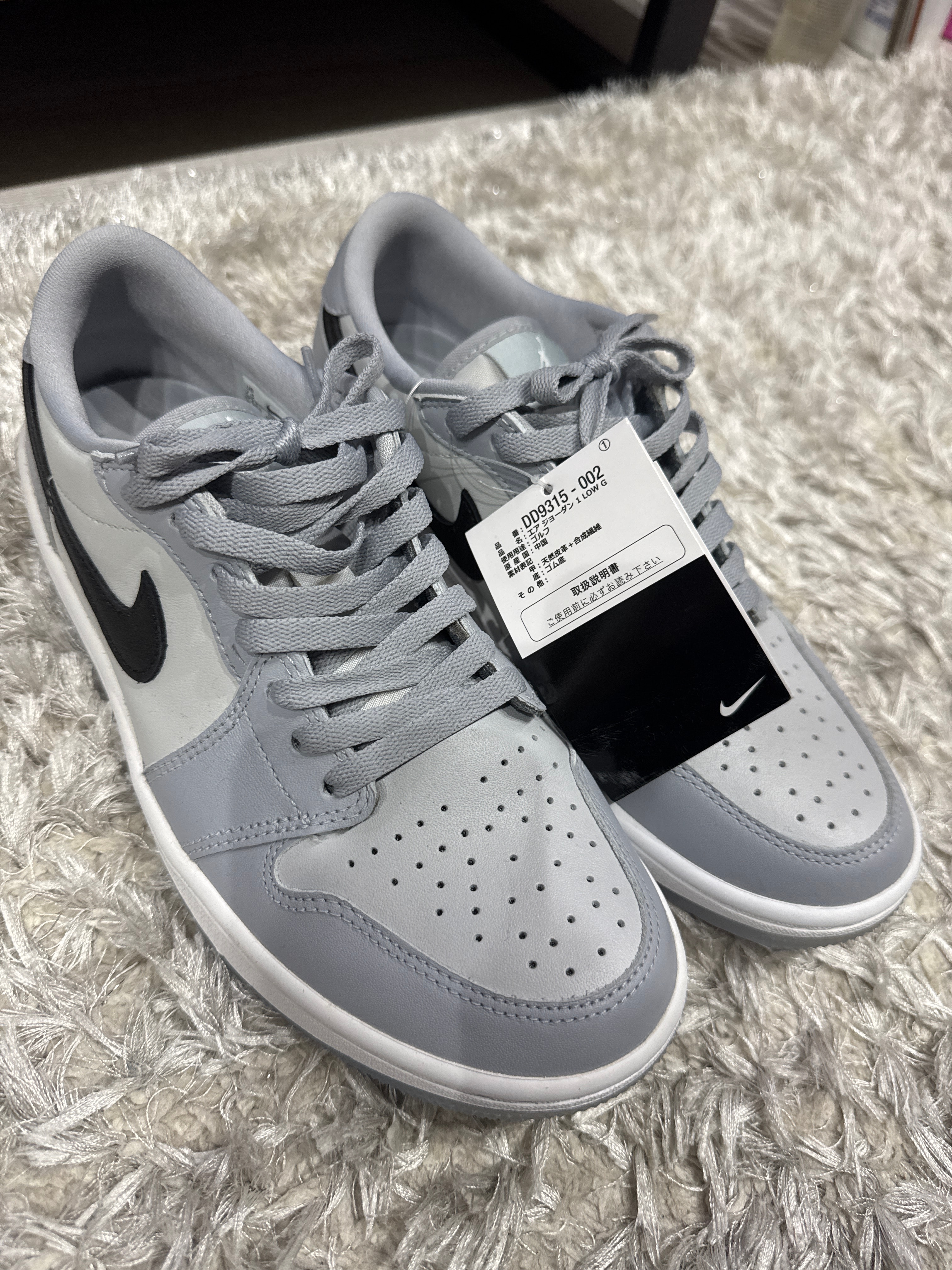 Nike Air Jordan 1 Low Golf "Wolf Grey/Photon Dust/White/Black"