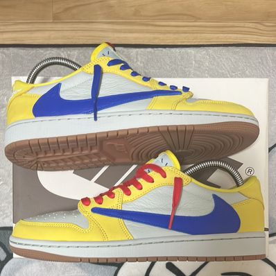 Travis Scott × Nike Women's Air Jordan 1 Retro Low OG "Canary"