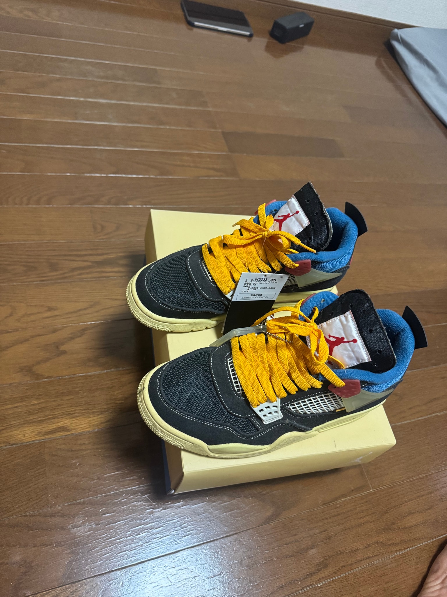 UNION × Nike Air Jordan 4 "Off Noir"