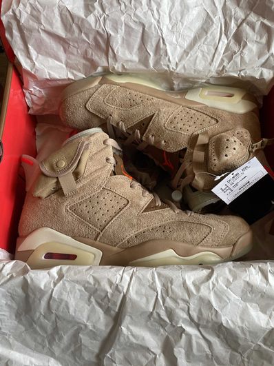 Travis Scott × Nike Air Jordan 6 "British Khaki"