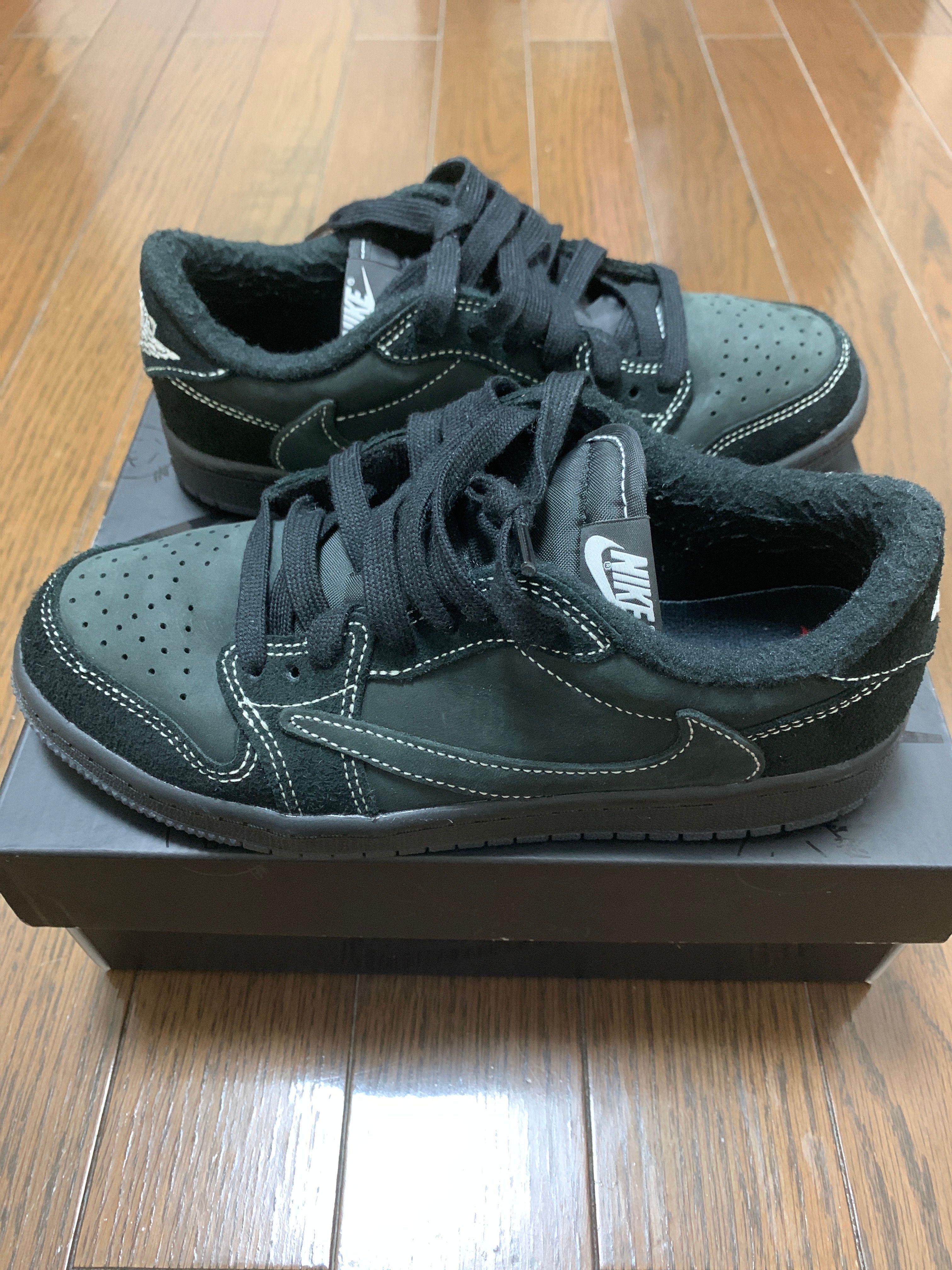 Travis Scott × Nike PS Air Jordan 1 Low OG SP "Black Phantom"