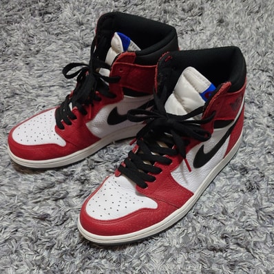 Spiderman × Nike Air Jordan 1 Origin Story "Gym Red/White/Photo Blue/Black"