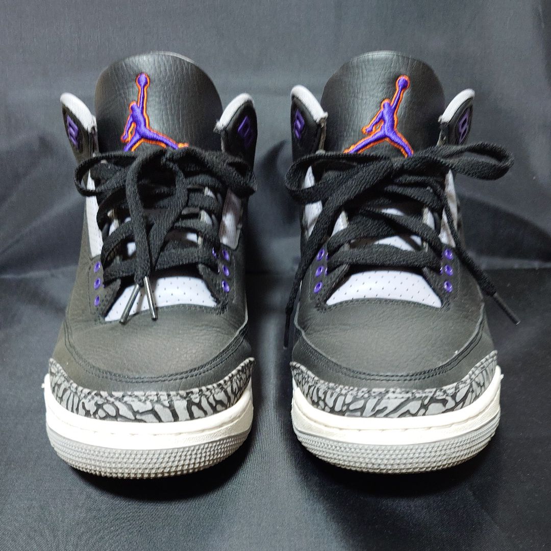 Nike Air Jordan 3 Retro "Black/Court Purple"