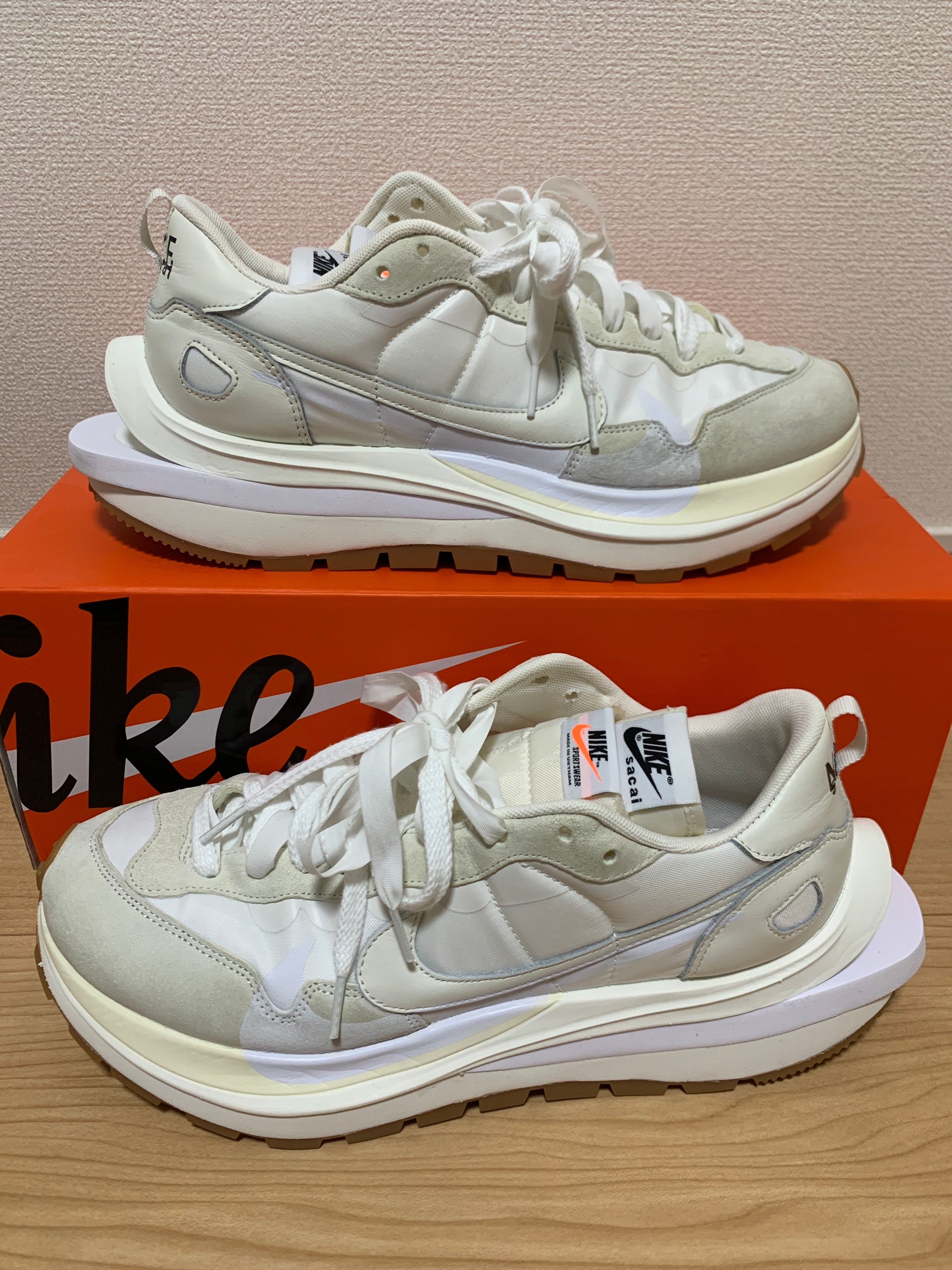 sacai × Nike Vapor Waffle "White Gum"