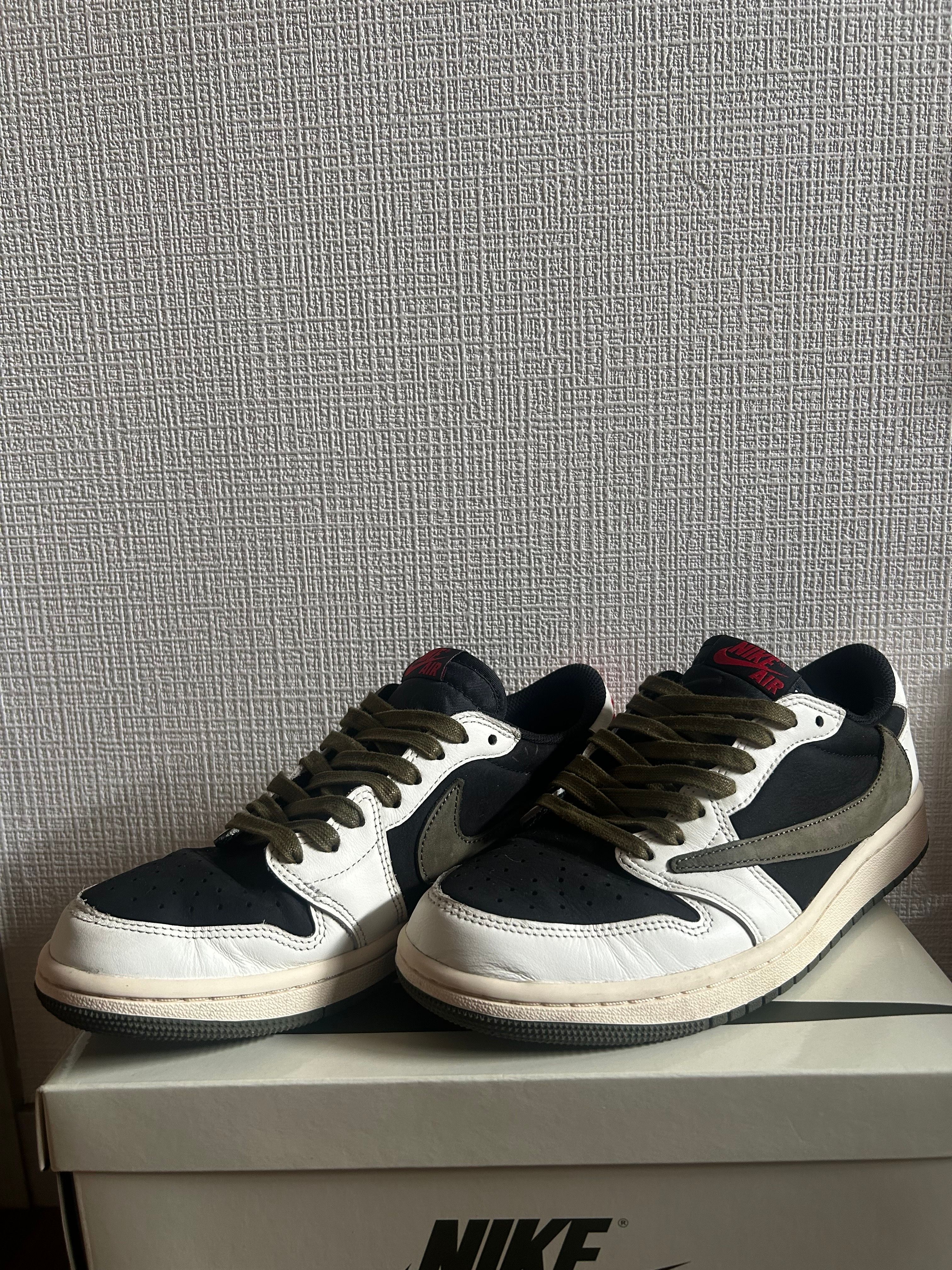 Travis Scott × Nike Women's Air Jordan 1 Low OG "Medium Olive"