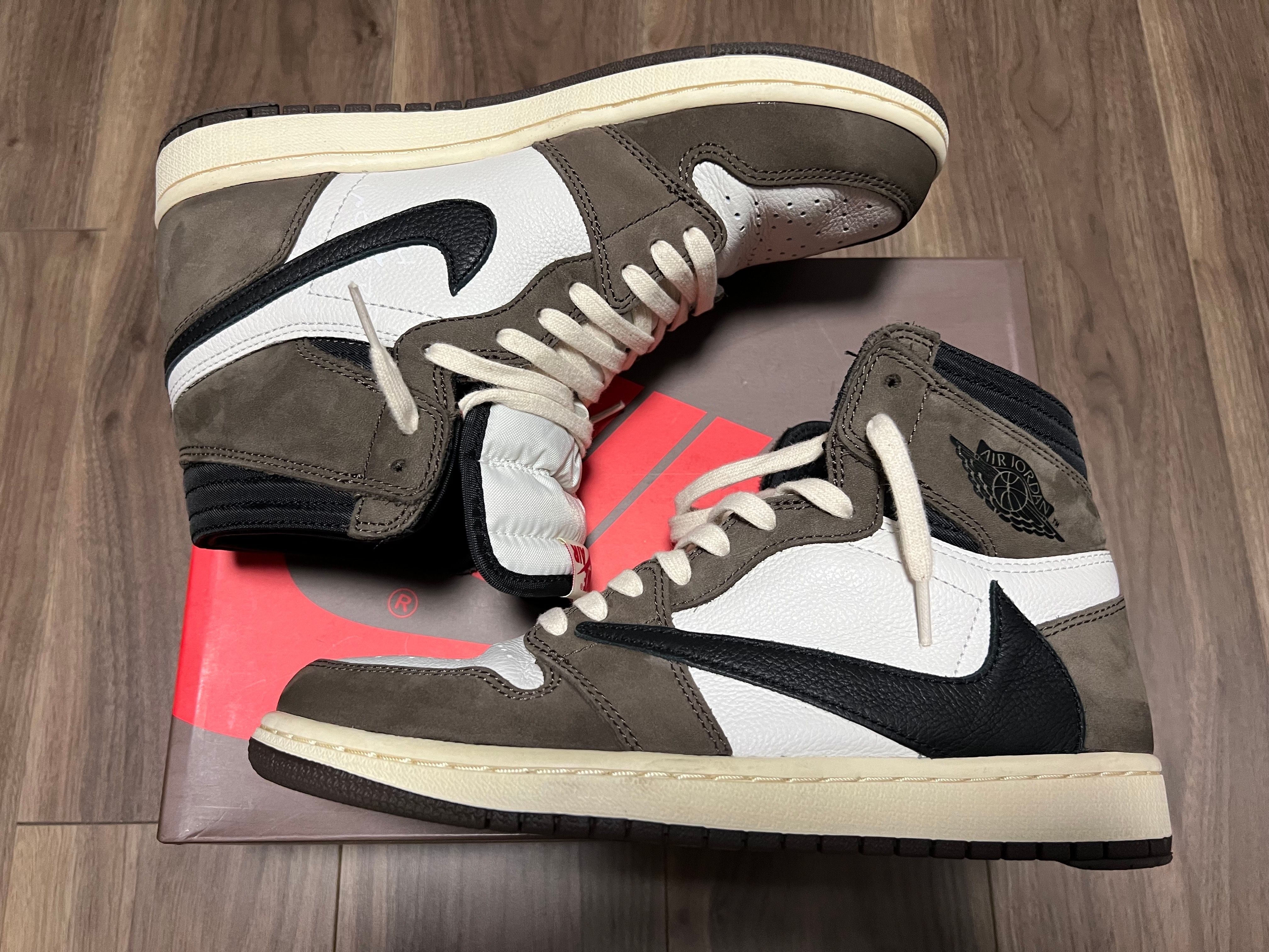 Travis Scott × Nike Air Jordan 1 Retro High OG TS SP "Sail/Dark Mocha"