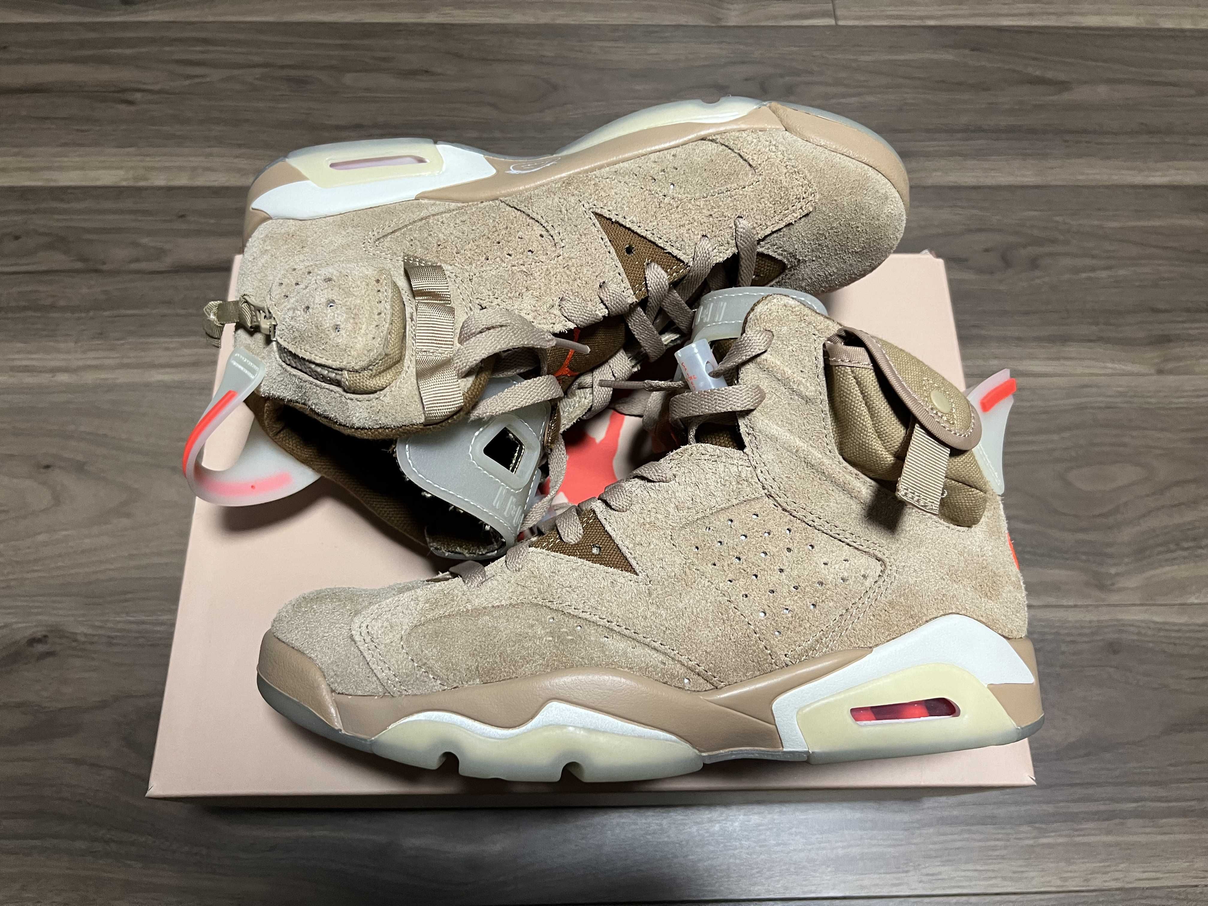 Travis Scott × Nike Air Jordan 6 "British Khaki"