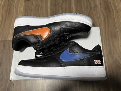 KITH × Nike Air Force 1 Low New York Knicks "Black/Brilliant Orange/Rush/Brilliant White"