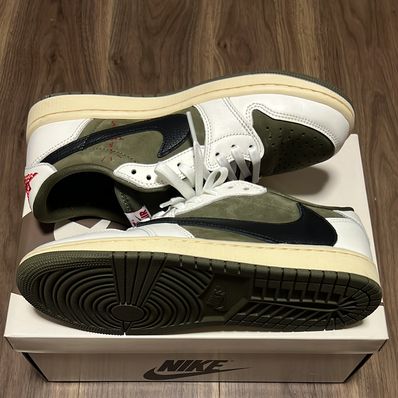 Travis Scott × Nike Air Jordan 1 Low OG SP "Reverse Olive"