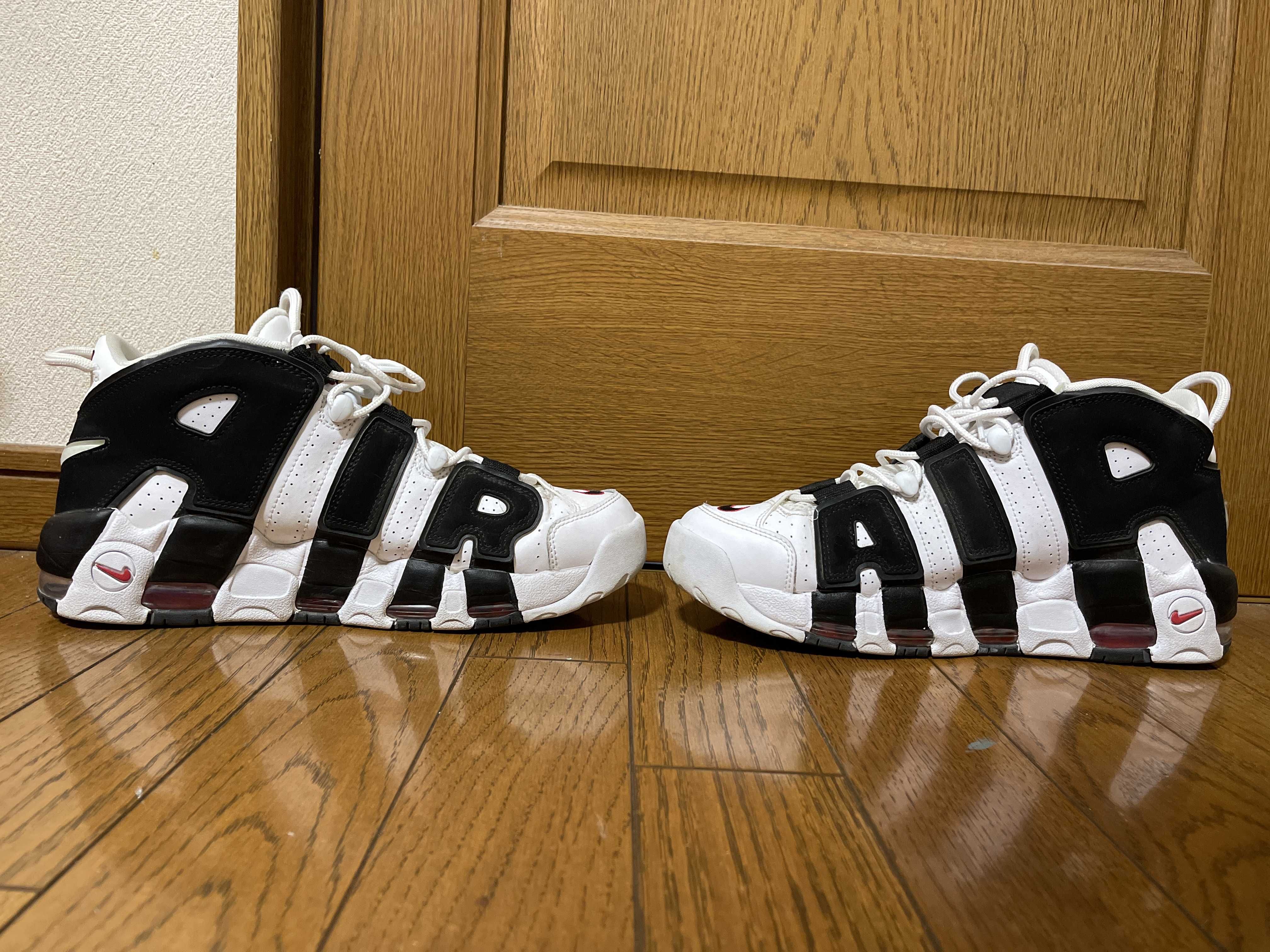 Nike Air More up Tempo "White/Black/University Red"(~2018)