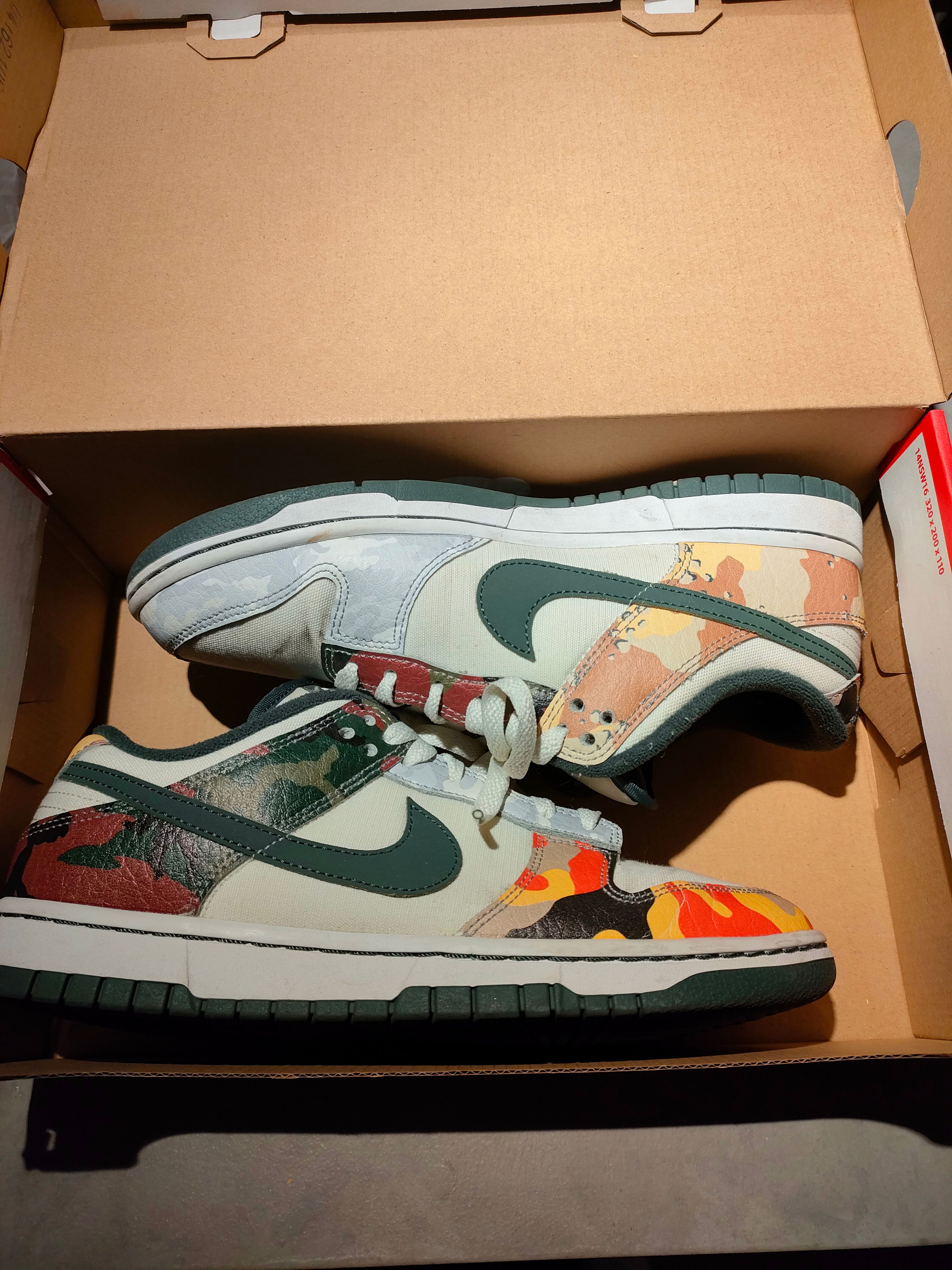 Nike Dunk Low "Sail Multi Camo"