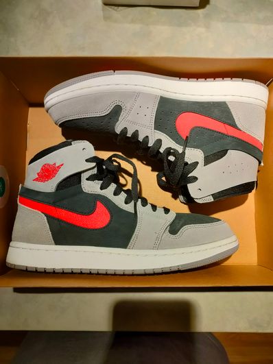 Nike Air Jordan 1 High Zoom CMFT 2 "Black/Fire Red/Cement Grey/White"