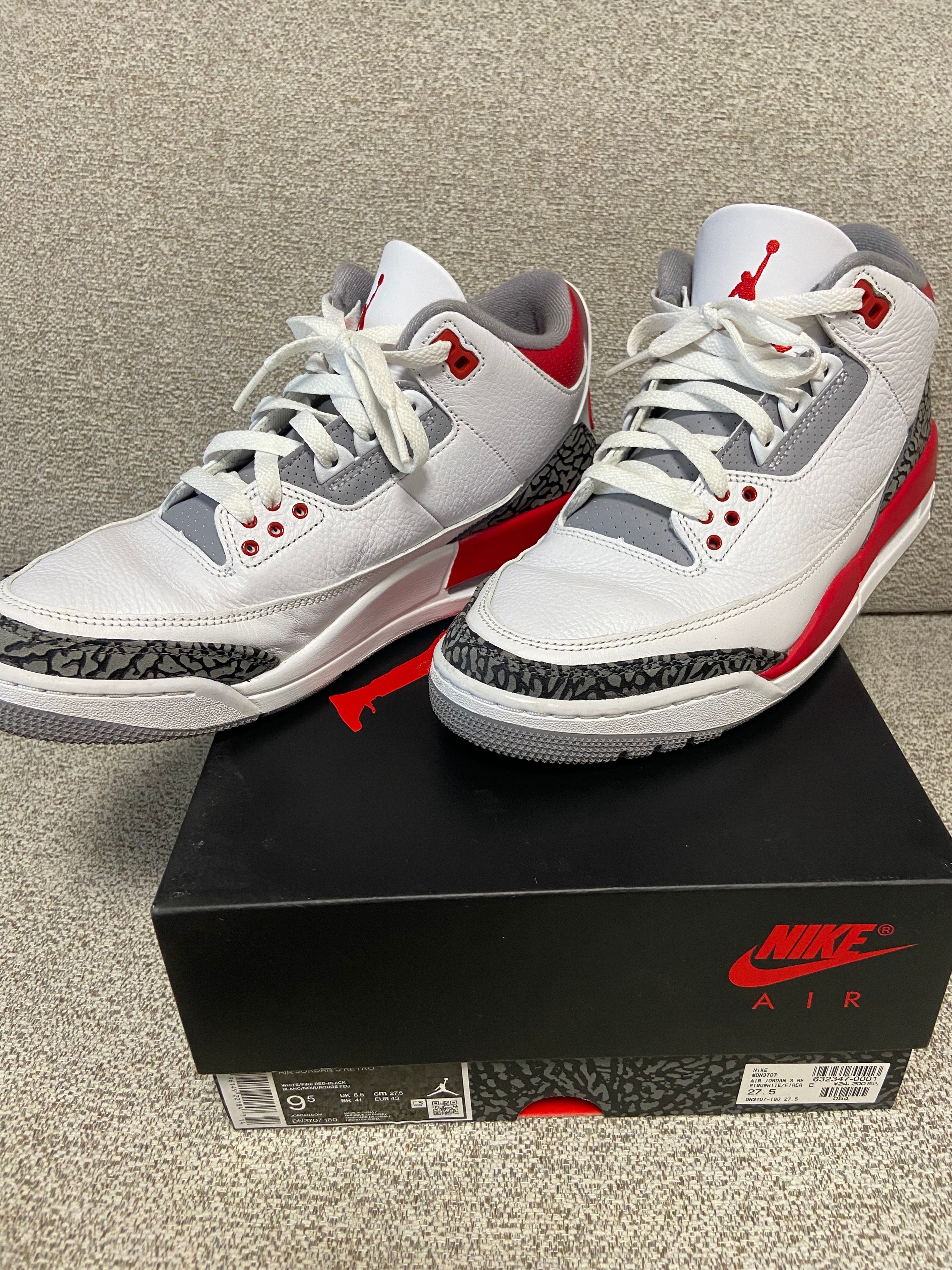 Nike Air Jordan 3 Retro OG "Fire Red" (2022)
