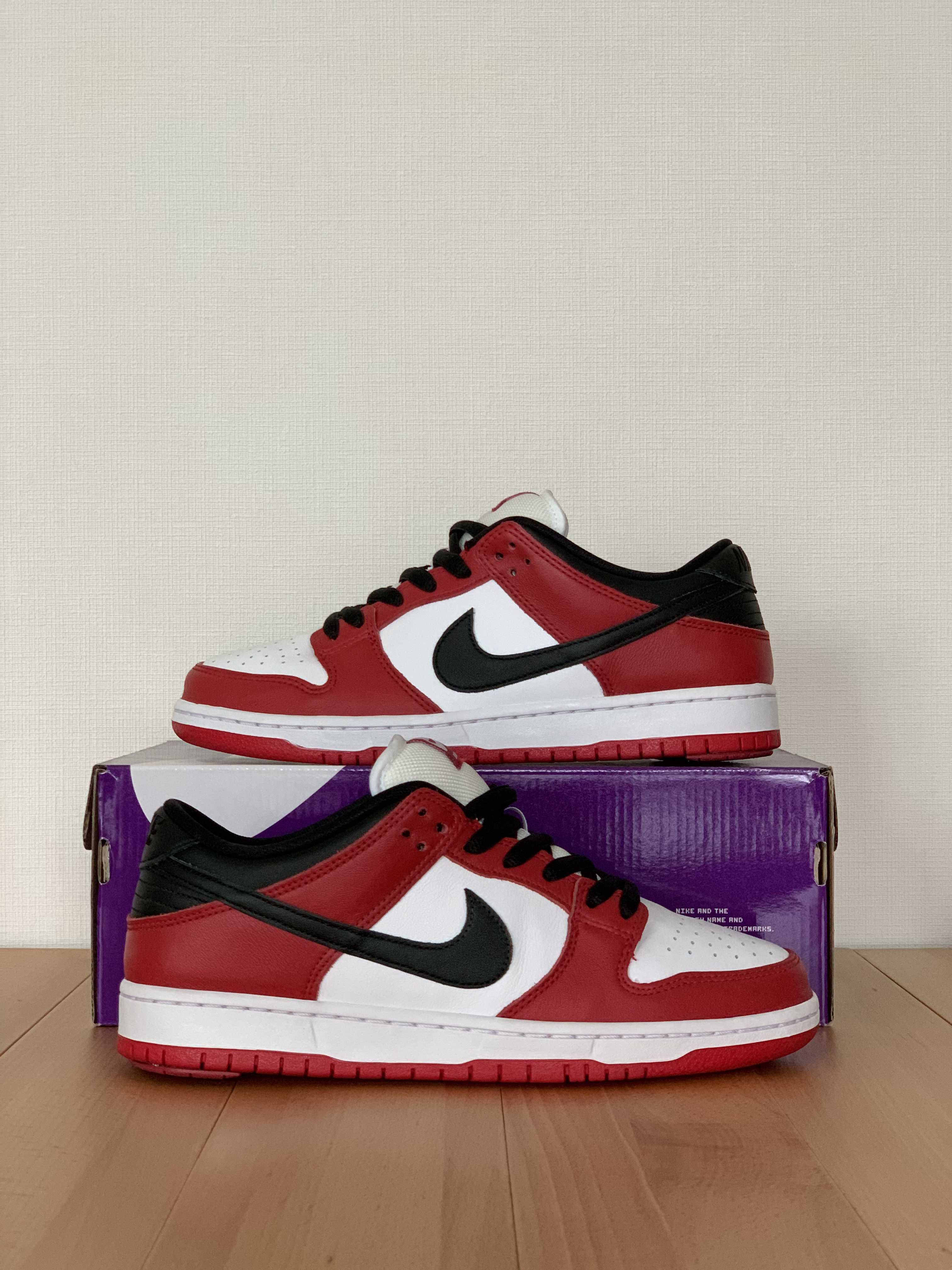 Nike SB Dunk Low Pro "J-Pack Chicago/Varsity Red and White"