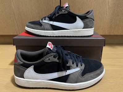Travis Scott × Nike Air Jordan 1 Low OG SP-T "Black/Dark Mocha"