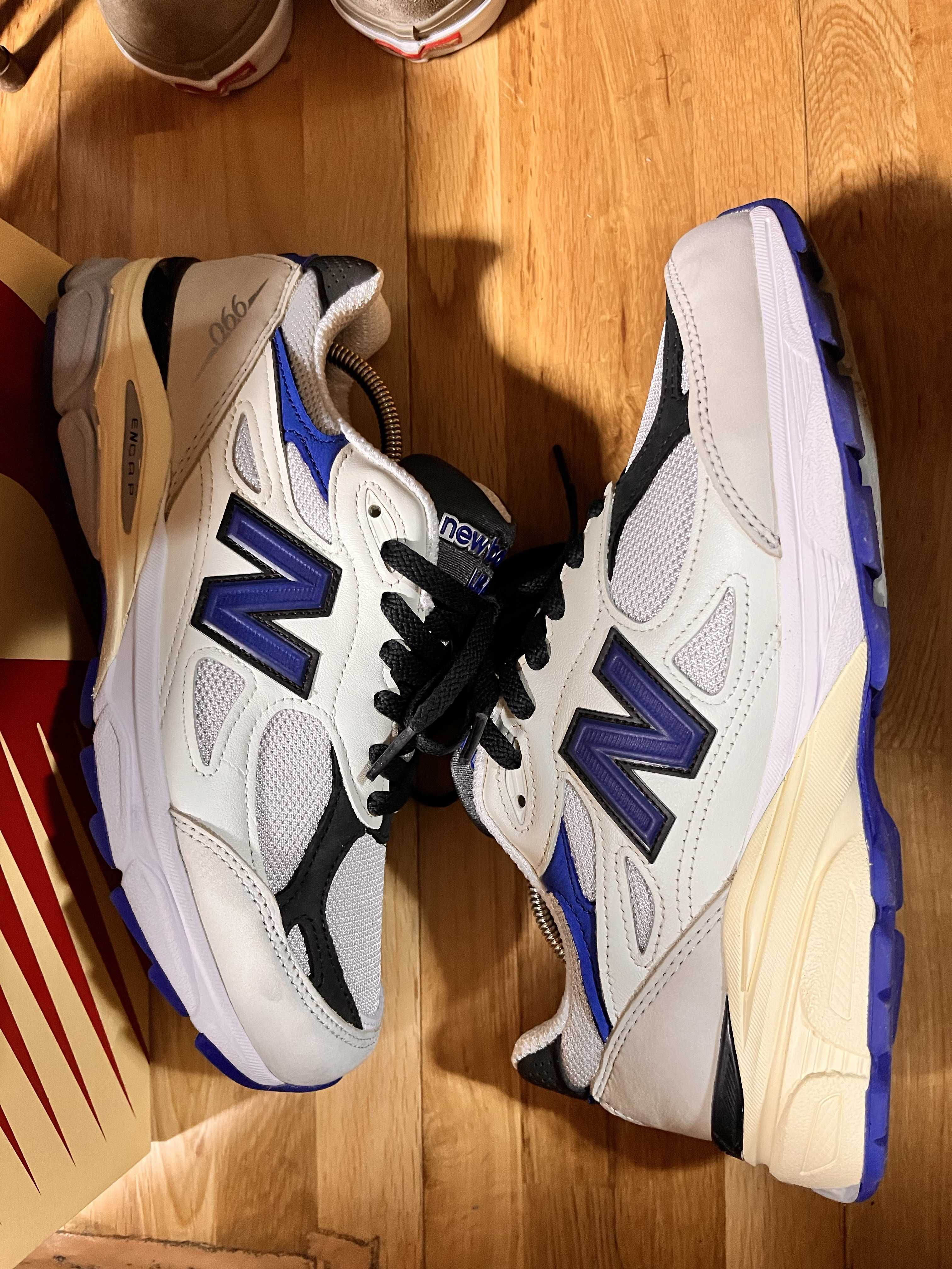 New Balance 990V3 "White/Navy"