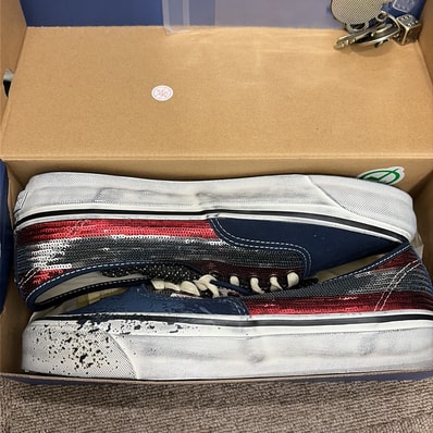 Vans Premium Authentic 44 "Red/Navy"