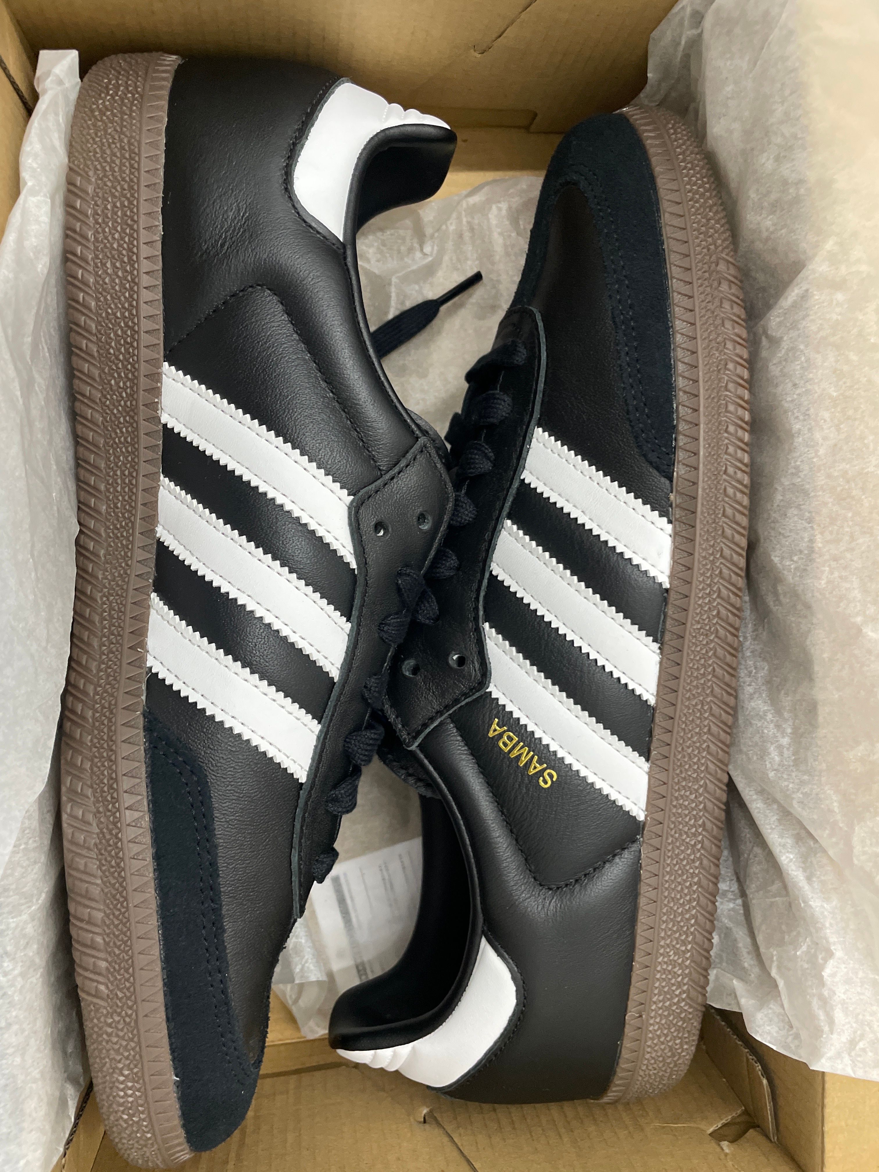 adidas Samba OG "Core Black/Cloud White/Gum"