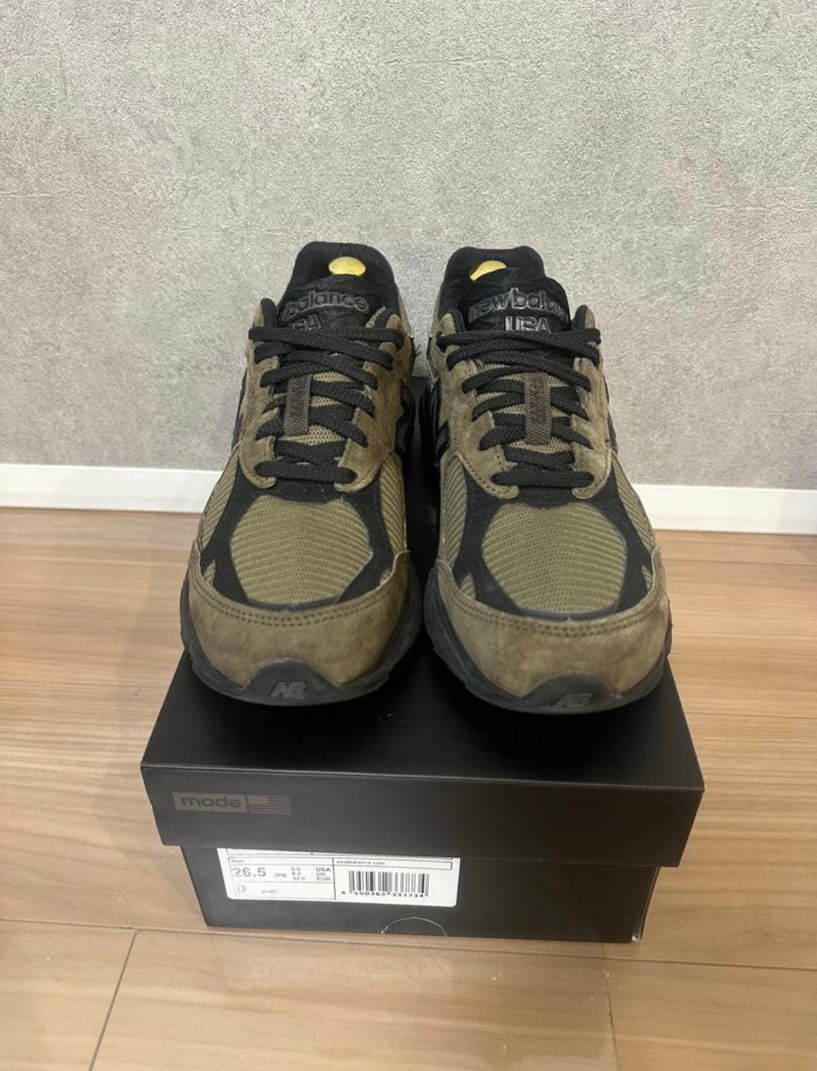 JJJJound × New Balance 990V3 "Slate Black"