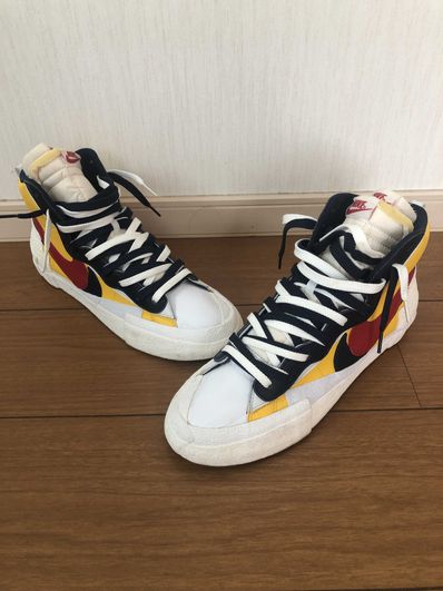 sacai × Nike Blazer Mid "Varsity Maize/Varsity Red"