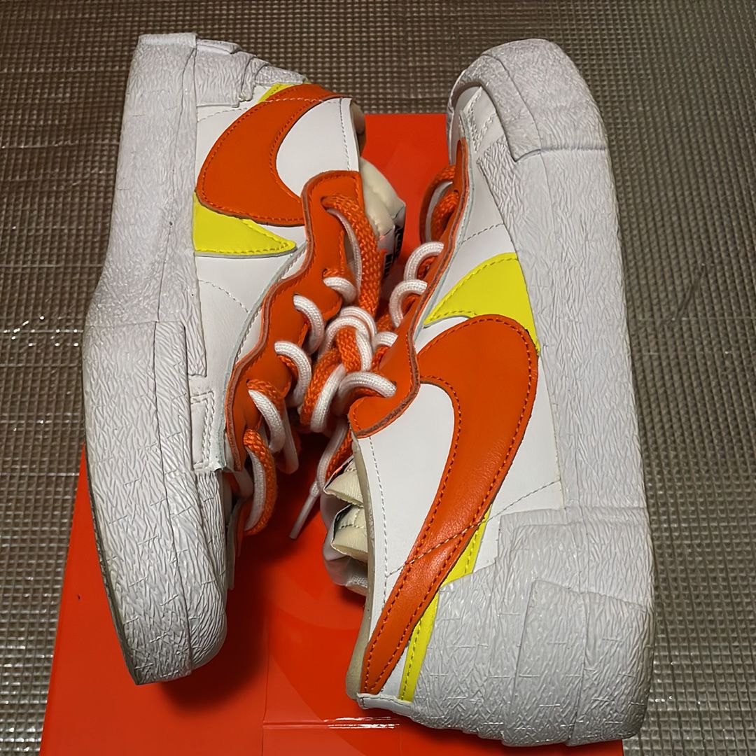 SACAI × NIKE BLAZER LOW "MAGMA ORANGE"