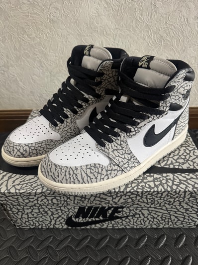 Nike Air Jordan 1 High OG "White Cement/Safari"
