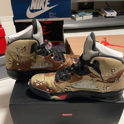 Supreme × Nike Air Jordan 5 Retro "Desert Camo"