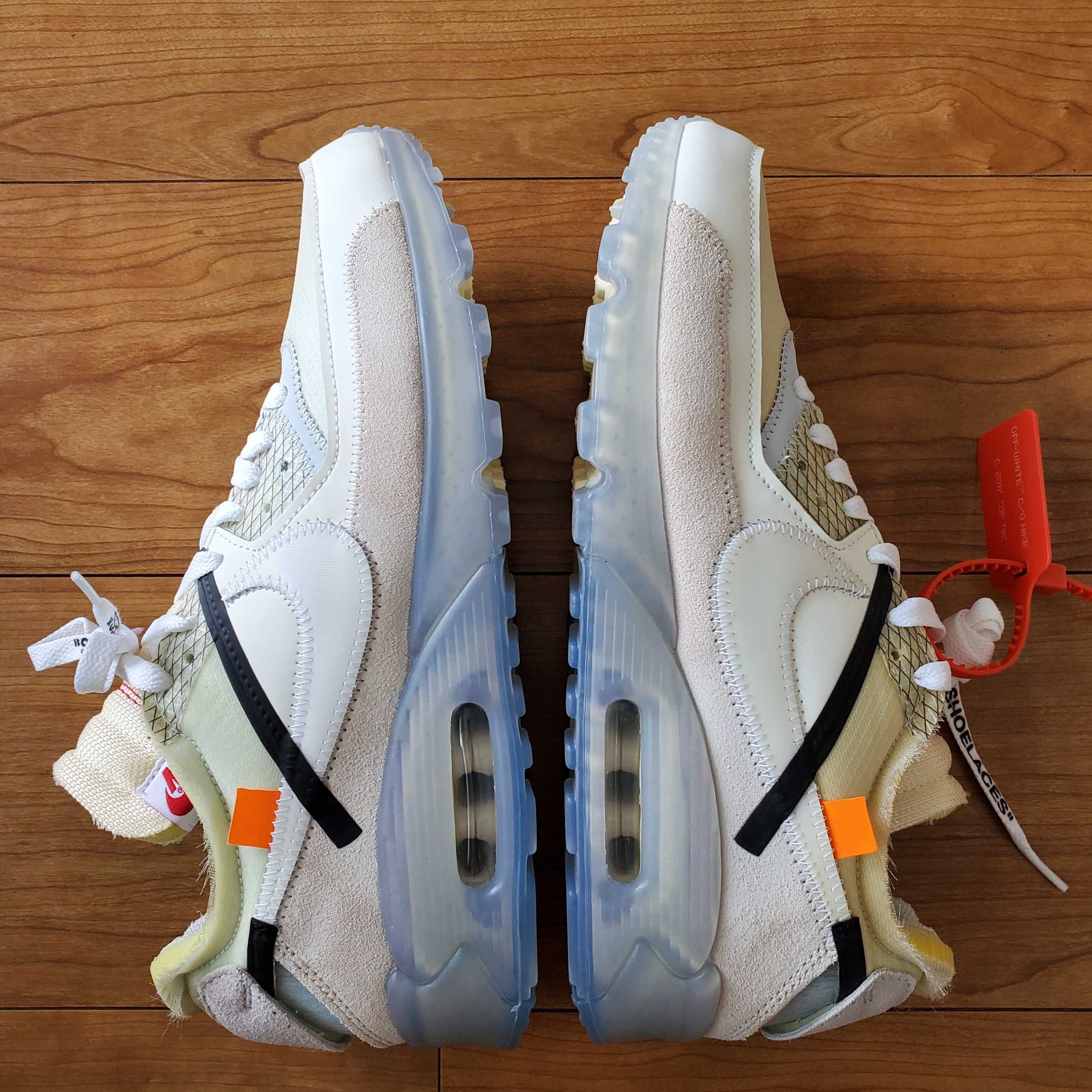 Off-White × Nike Air Max 90 "The 10/Sail"
