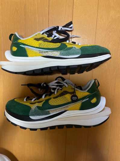 sacai × Nike Vapor Waffle "Tour Yellow/Stadium Green-Sail"
