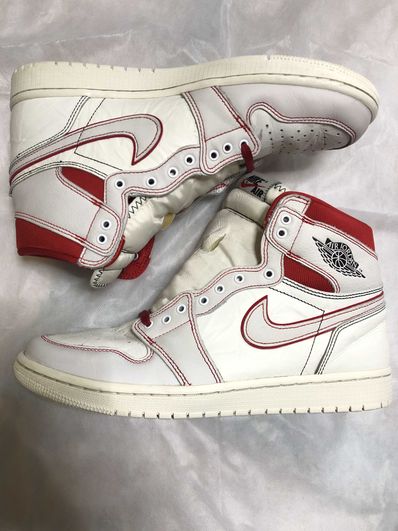 Nike Air Jordan 1 Retro High OG "Sail/University Red"