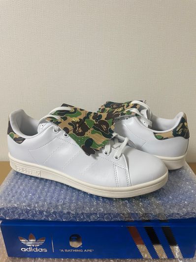 A BATHING APE × adidas Stan Smith Golf "Footwear White/Green"