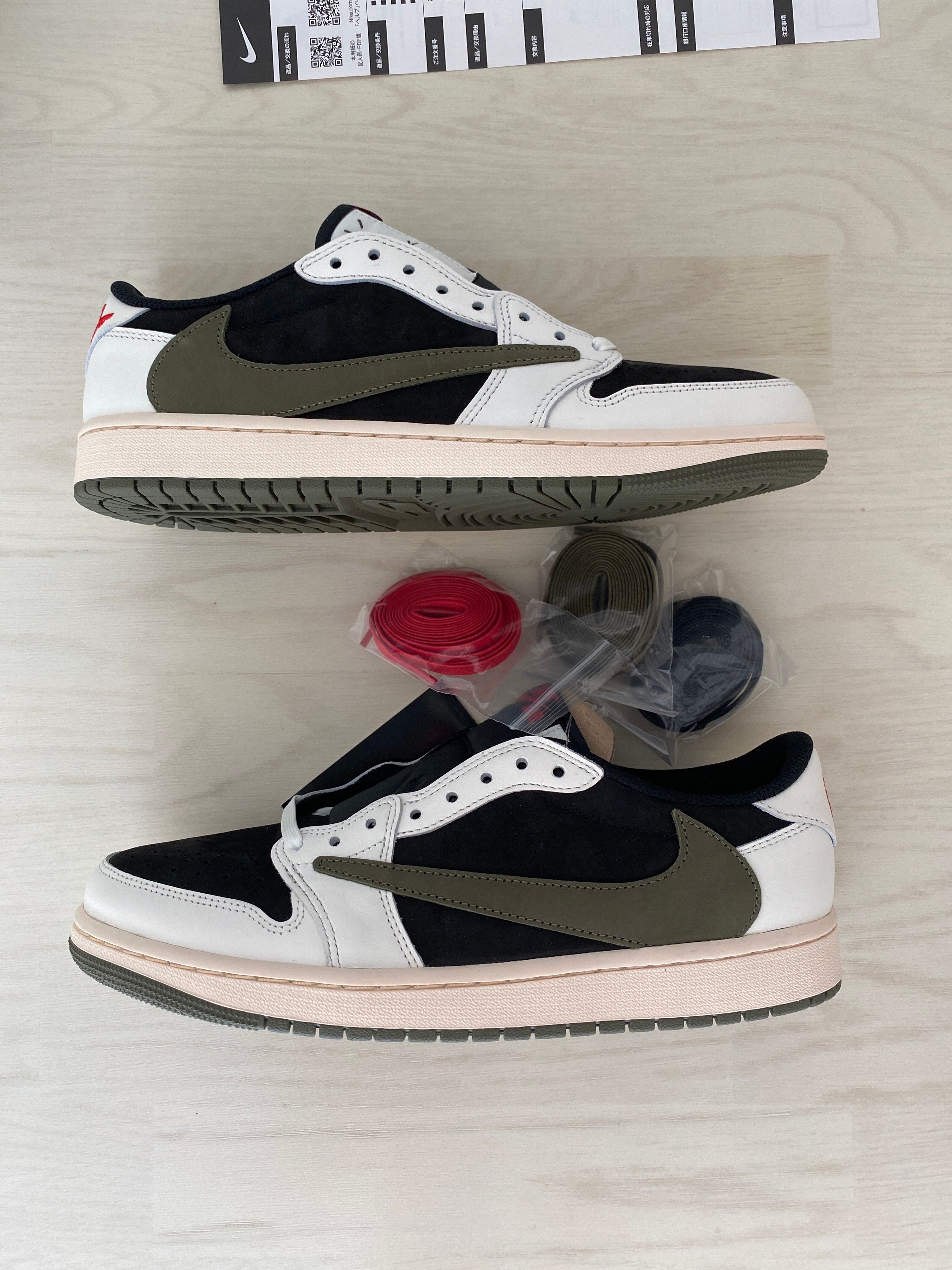 Travis Scott × Nike Women's Air Jordan 1 Low OG "Medium Olive"