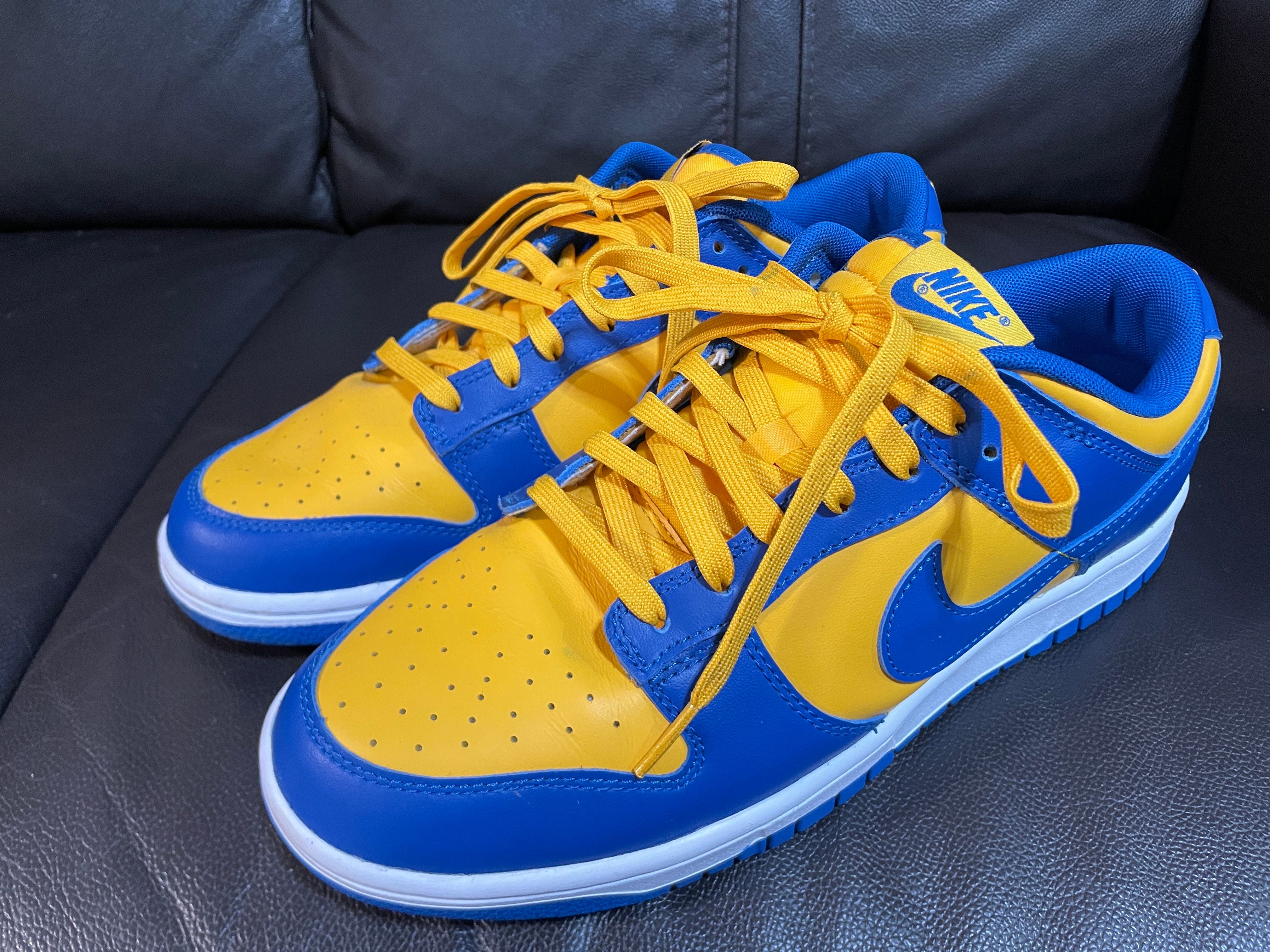 Nike Dunk Low "Blue Jay and University Gold"