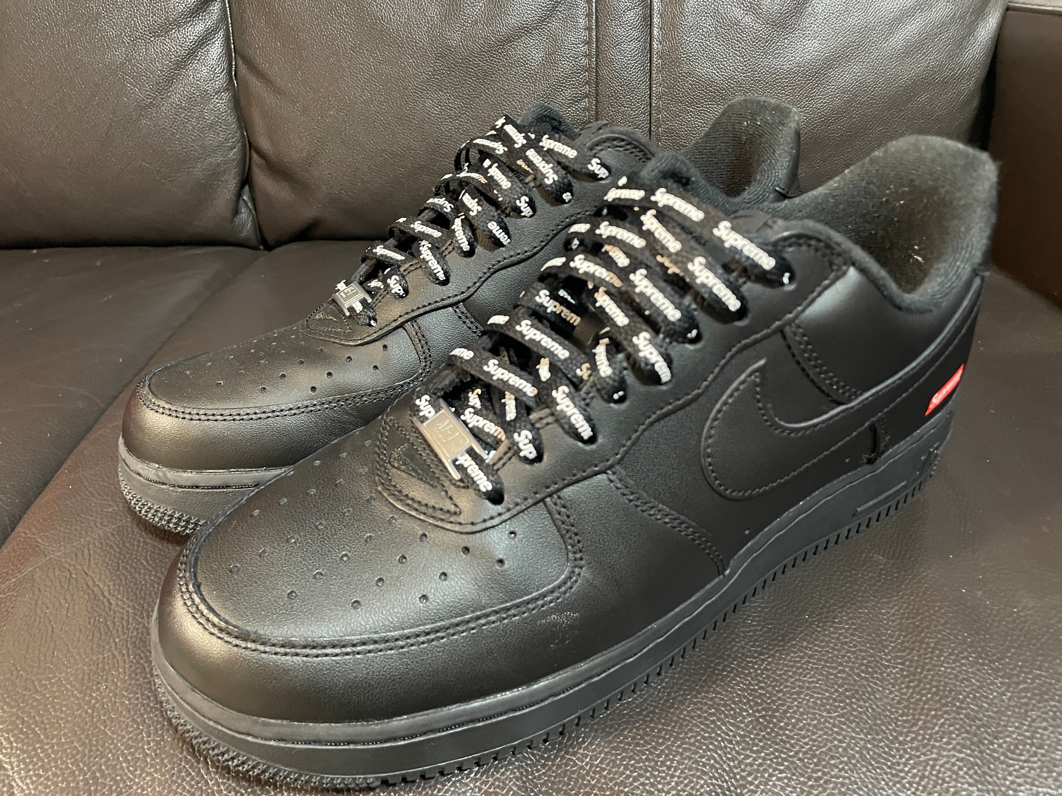 Supreme × Nike Air Force 1 Low "Black"