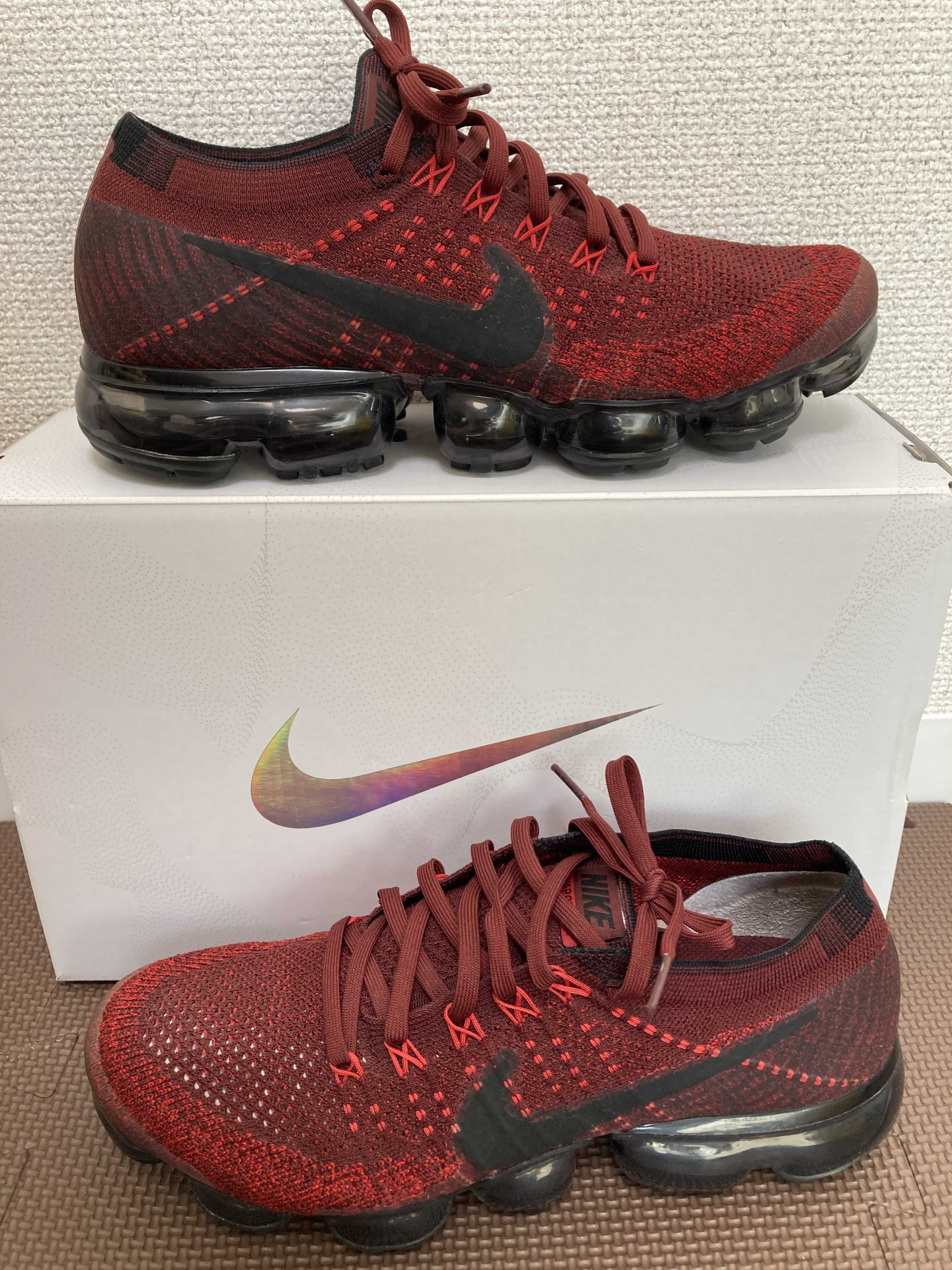 NIKE AIR VAPORMAX FLYKNIT "DARK TEAM RED"