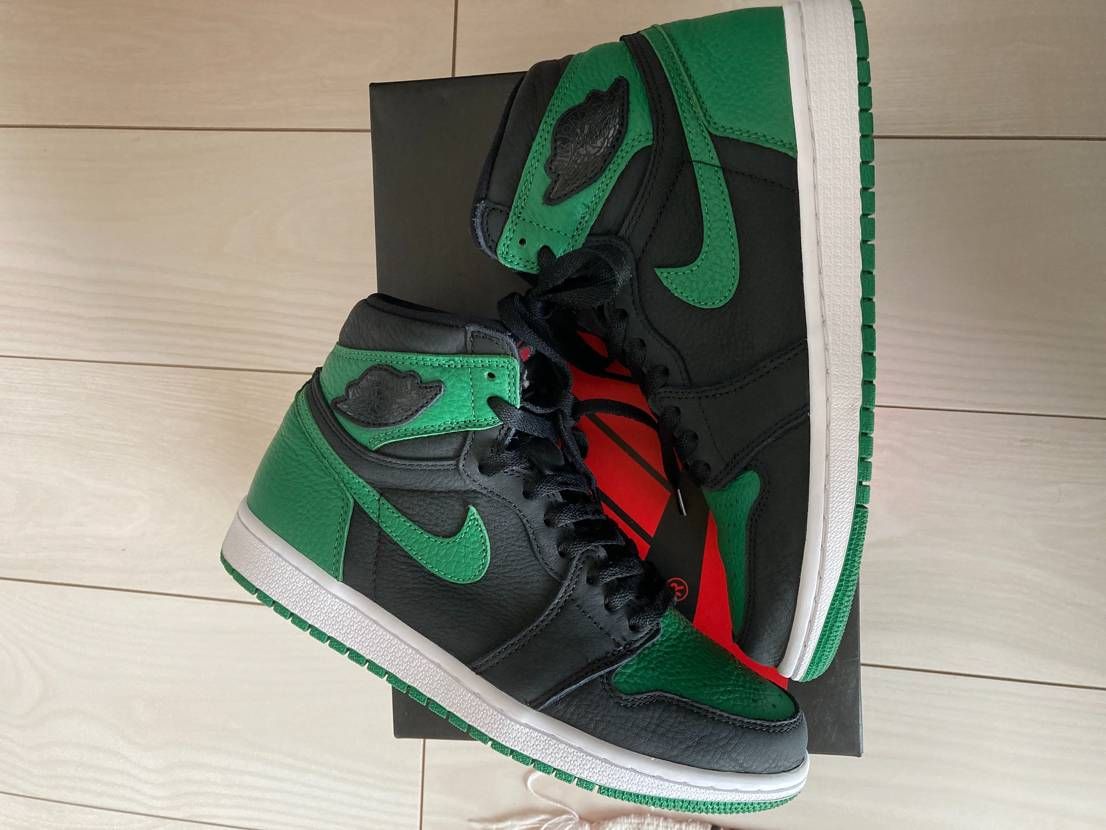 Nike Air Jordan 1 Retro High OG "Black/Pine Green" (2020)      