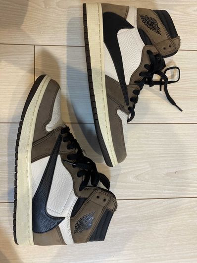 Travis Scott × Nike Air Jordan 1 Retro High OG TS SP "Sail/Dark Mocha"