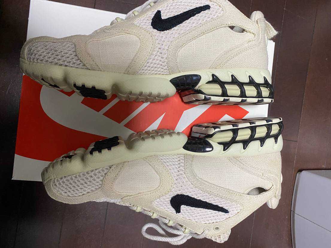 Stussy × Nike Air Zoom Spiridon CG 2 "Fossil/Black"