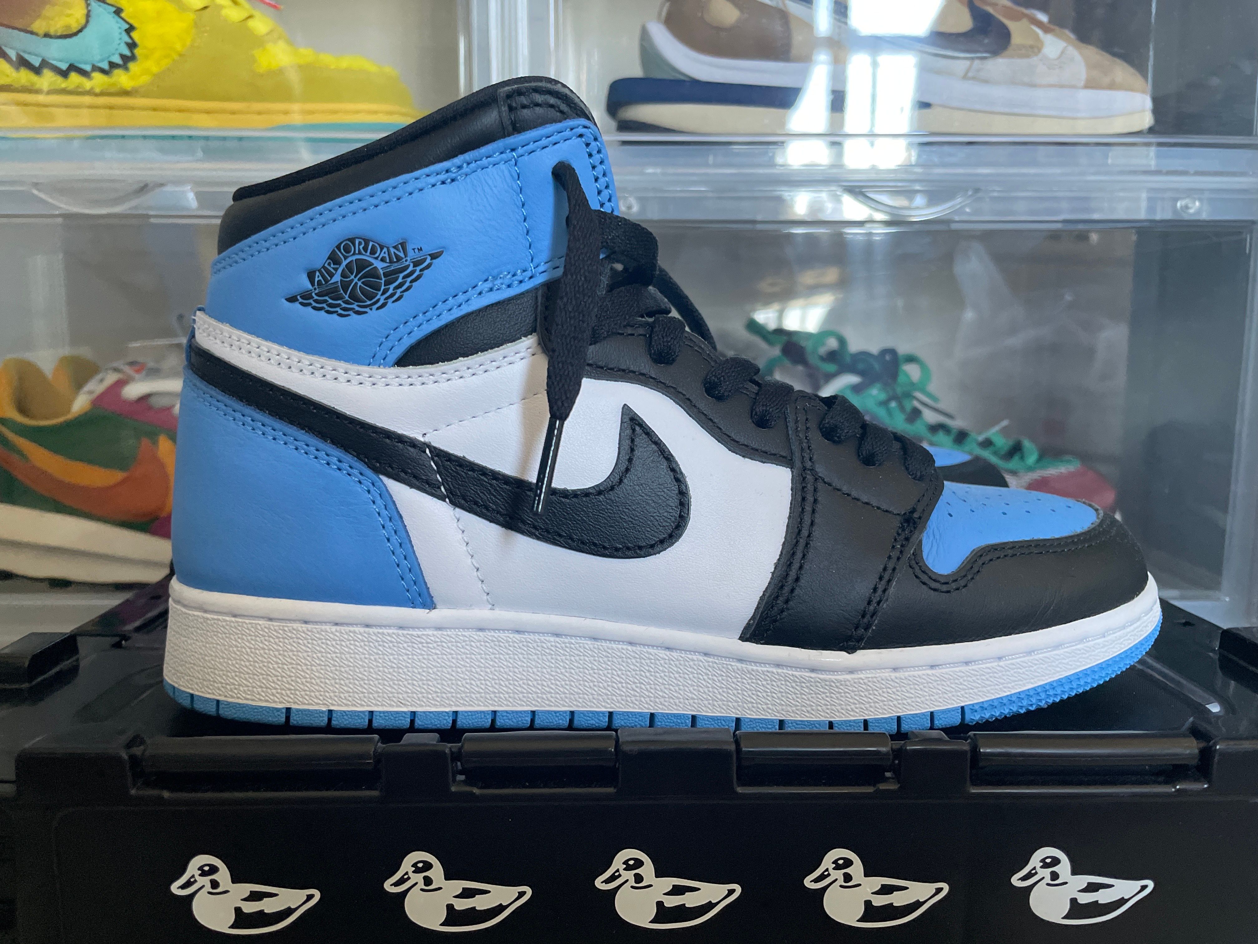 Nike GS Air Jordan 1 Retro High OG "University Blue/UNC Toe"