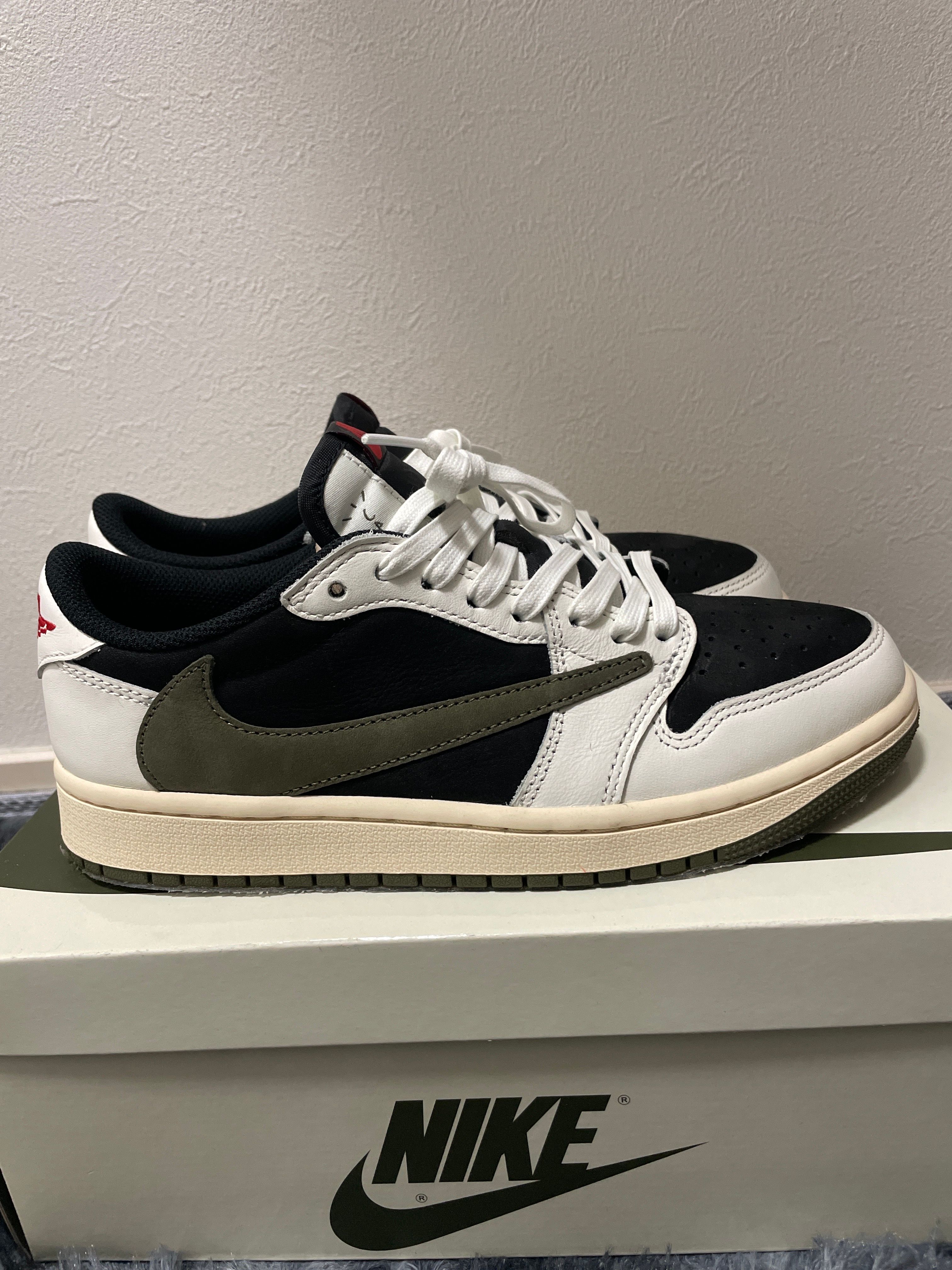 Travis Scott × Nike Women's Air Jordan 1 Low OG "Medium Olive"